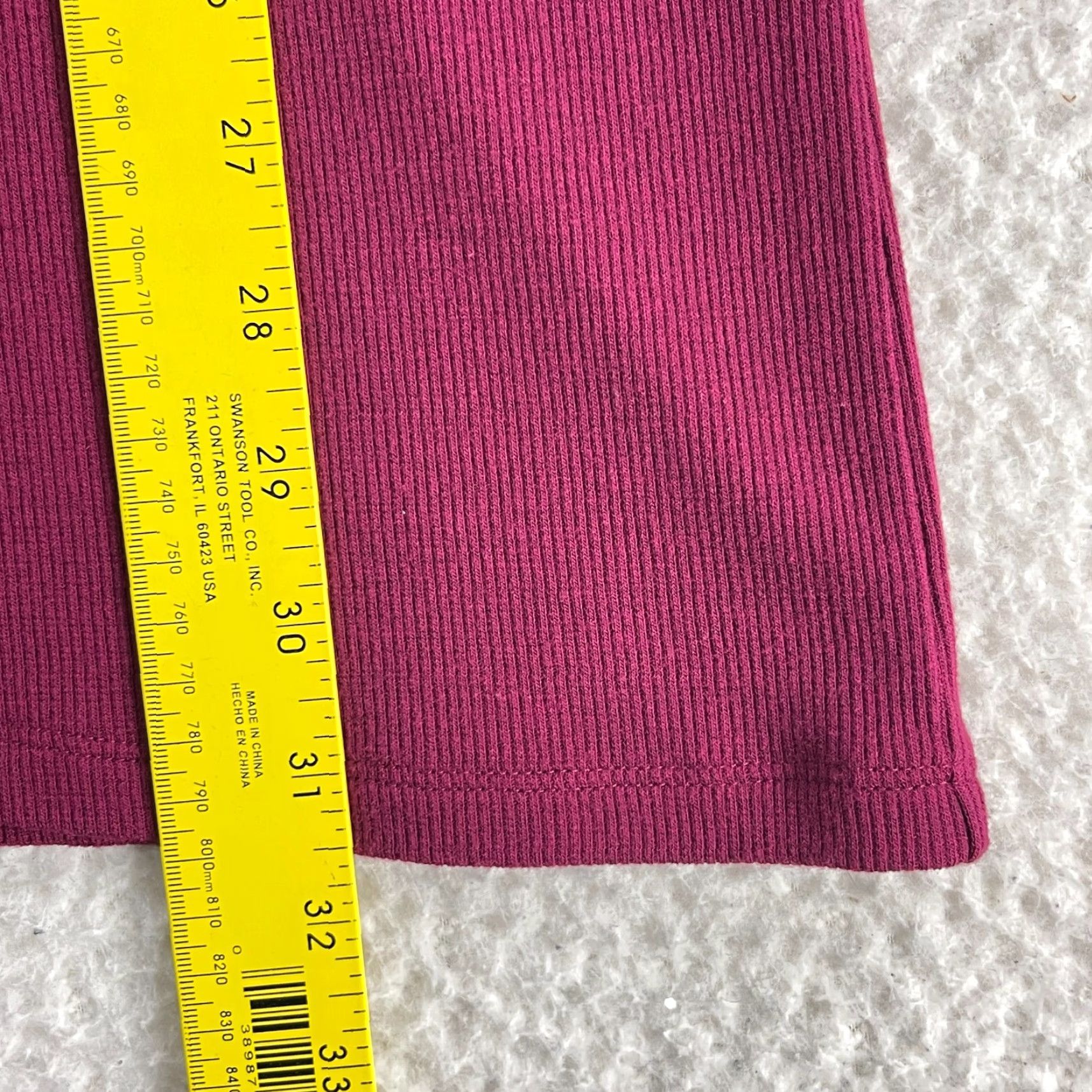 J. Jill J. Jill Cardigan Womens Medium Maroon Ribbed Long Sleeve Open Draped Front Knit Size M / US 6-8 / IT 42-44 - 6 Thumbnail