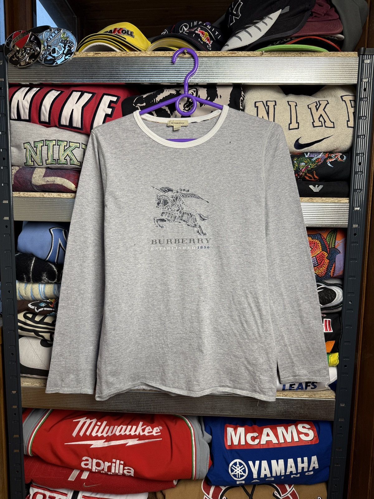 Burberry Vintage Burberry Longsleeve Size US S / EU 44-46 / 1 - 1 Thumbnail