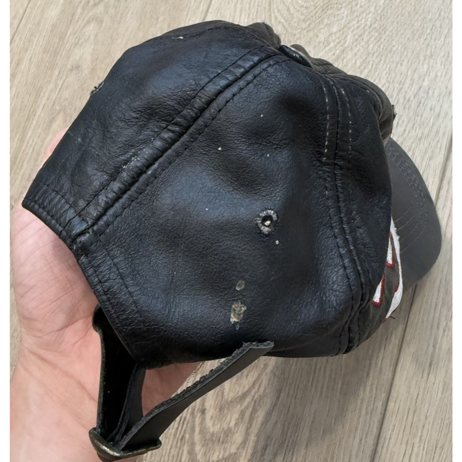 NASCAR Vintage Dale Earnhardt Hat Cap Leather Clasp Back Cap Size ONE SIZE - 6 Thumbnail