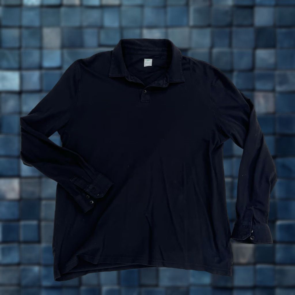 Vintage Myles Black Long Sleeve Polo Shirt XL Mens Size XL Polo Shirt Black Long Sleeve Myles Make Moves Size US XL / EU 56 / 4 - 1 Thumbnail