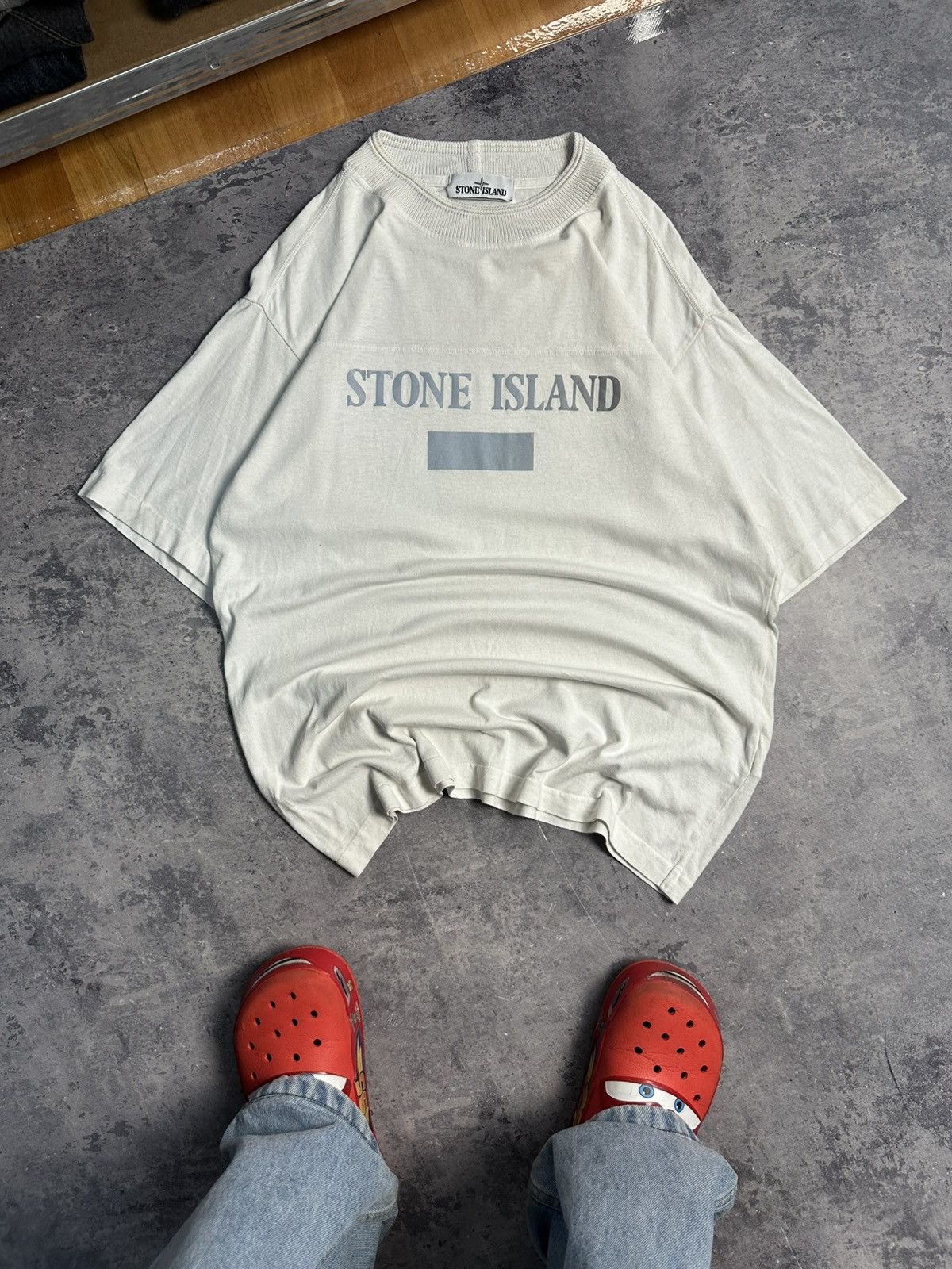 Stone Island Stone Island Reflective logo t-shirt Size US XL / EU 56 / 4 - 1 Thumbnail