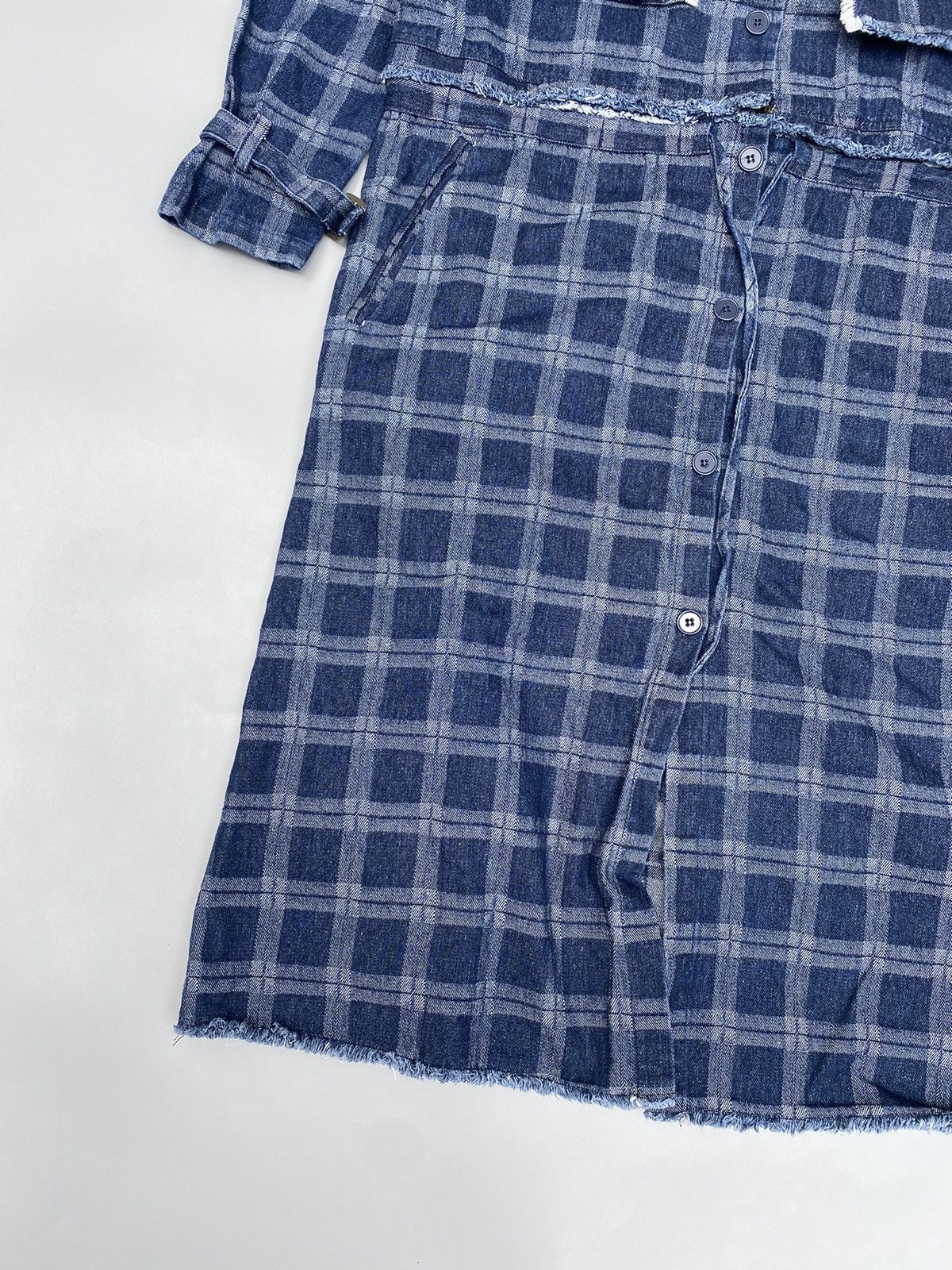 Japanese Brand Birthwork of Sanity Heart- 2in1- Denim Dress Size M / US 6-8 / IT 42-44 - 9 Thumbnail