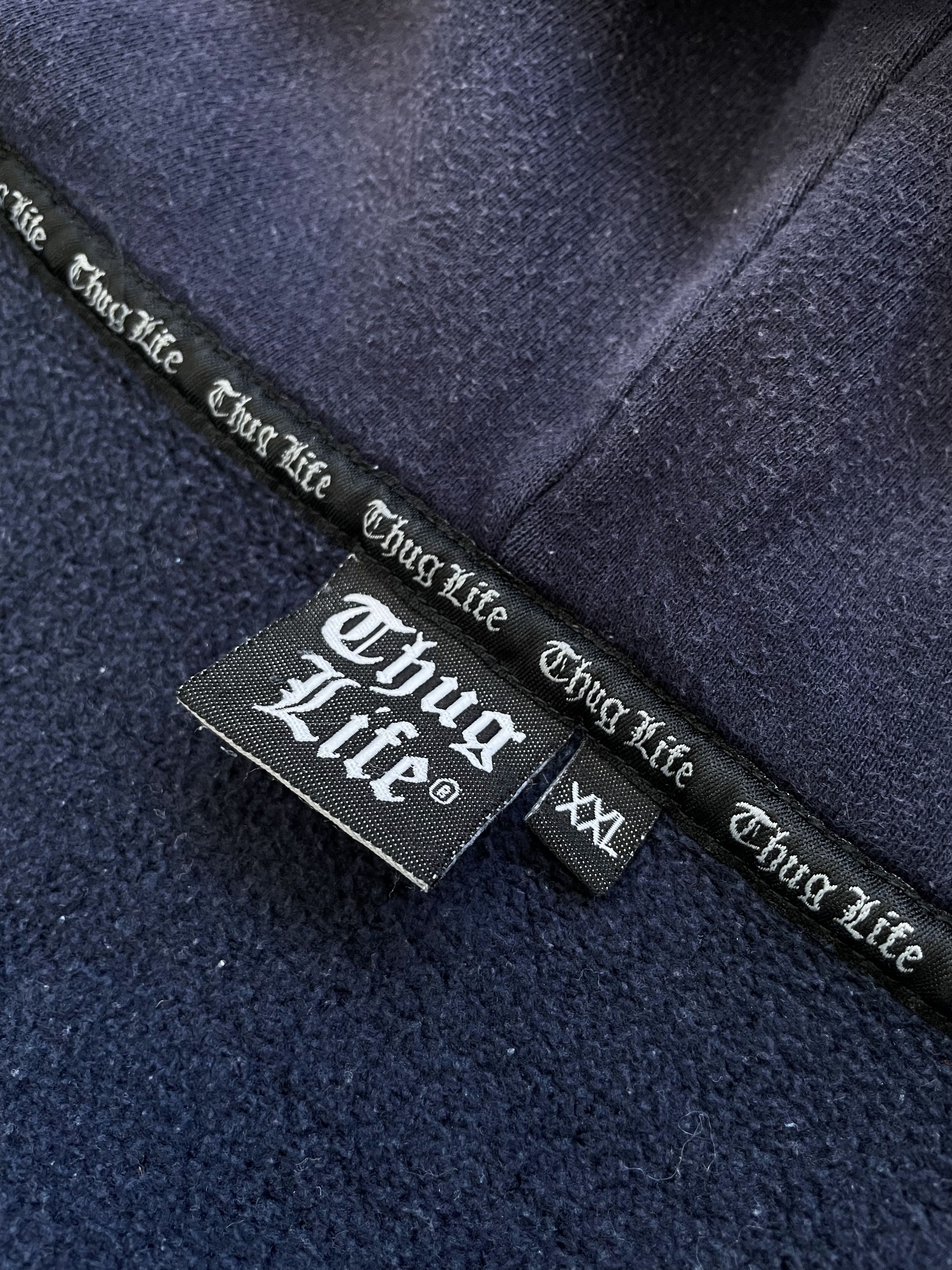 Vintage Vintage Y2K Thug Life 2pac bands Zip hoode Size US XL / EU 56 / 4 - 7 Thumbnail