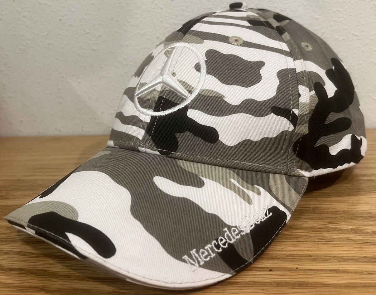 Mercedes-Benz Mercedes Benz Artic Camo Hat NWOT Size ONE SIZE - 1 Thumbnail