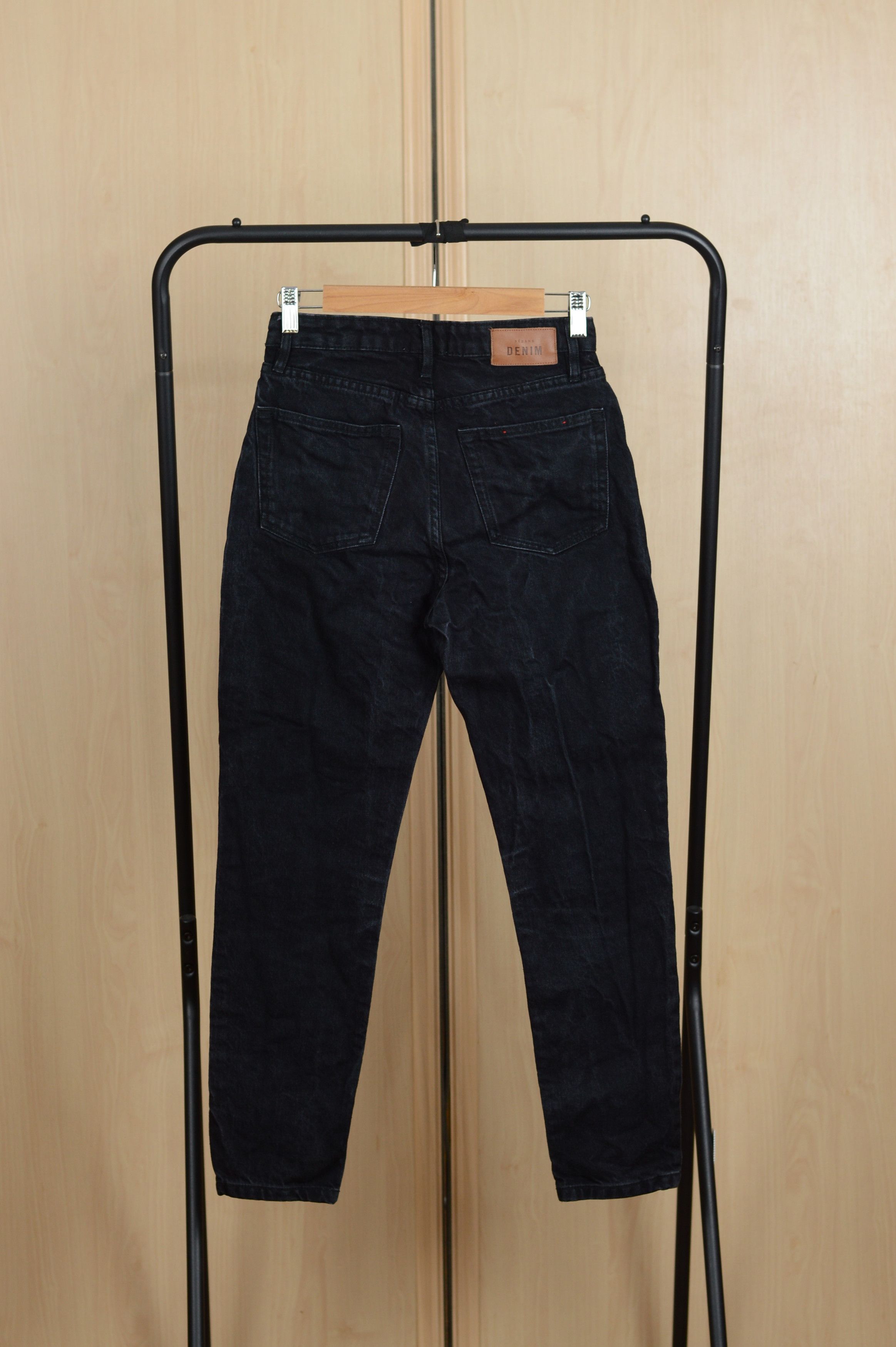 Sezane Sezane Denim Black Smoky Jeans Size 27" / US 4 / IT 40 - 4 Thumbnail