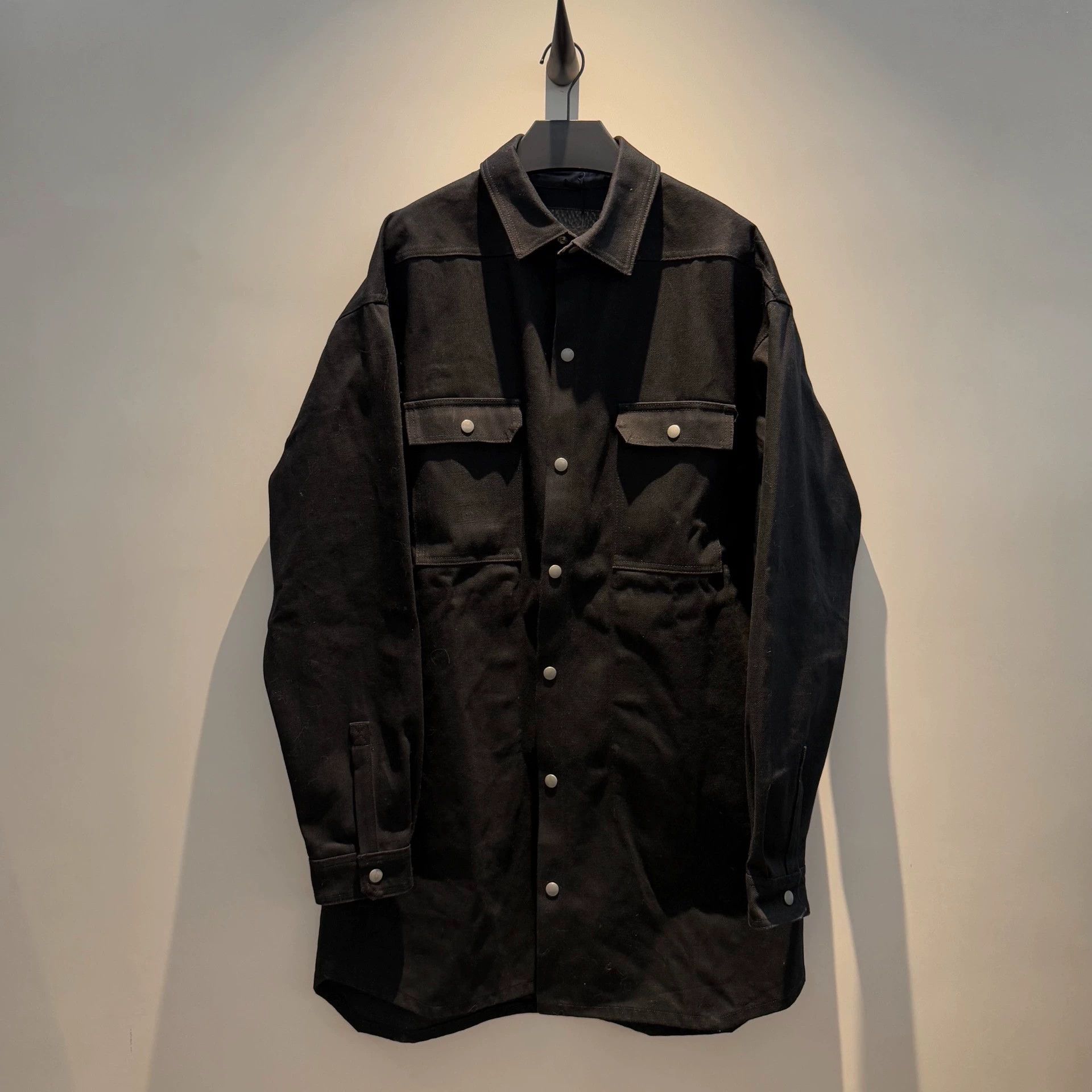 Rick Owens Rick Owens drkshdw double-line mid-length jacket Size US M / EU 48-50 / 2 - 1 Thumbnail