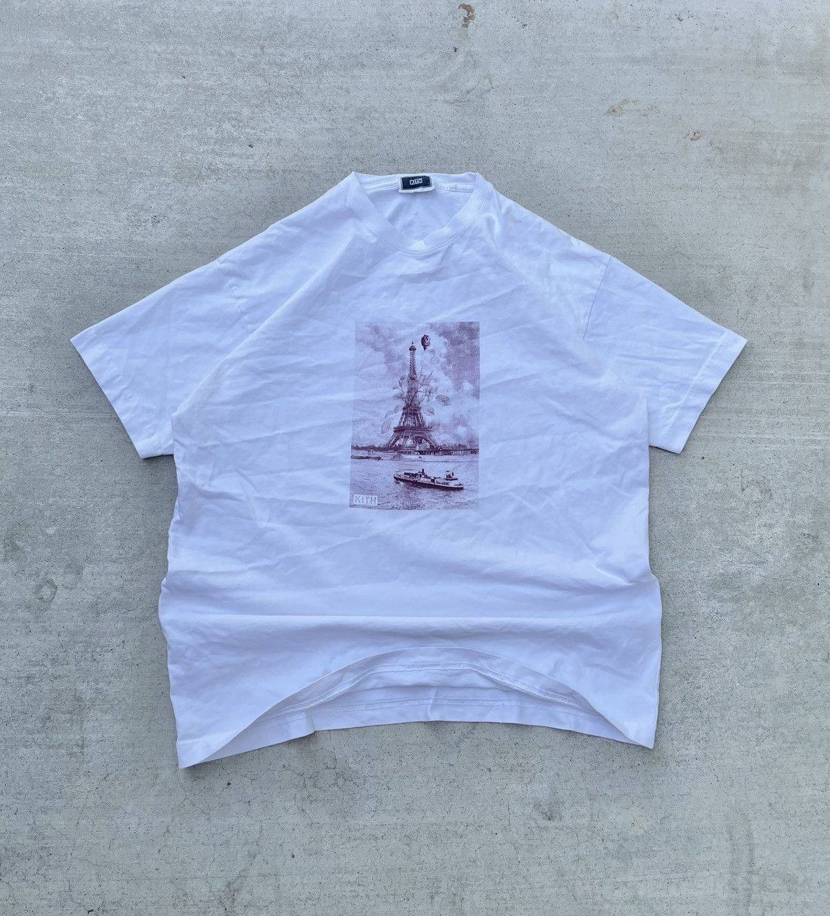 ☆ KITH Floral Navy Eiffel tee グラフィックTシャツ ☆ Kith × Streetwear Kith Floral Eiffel Tower T Shirt | Grailed