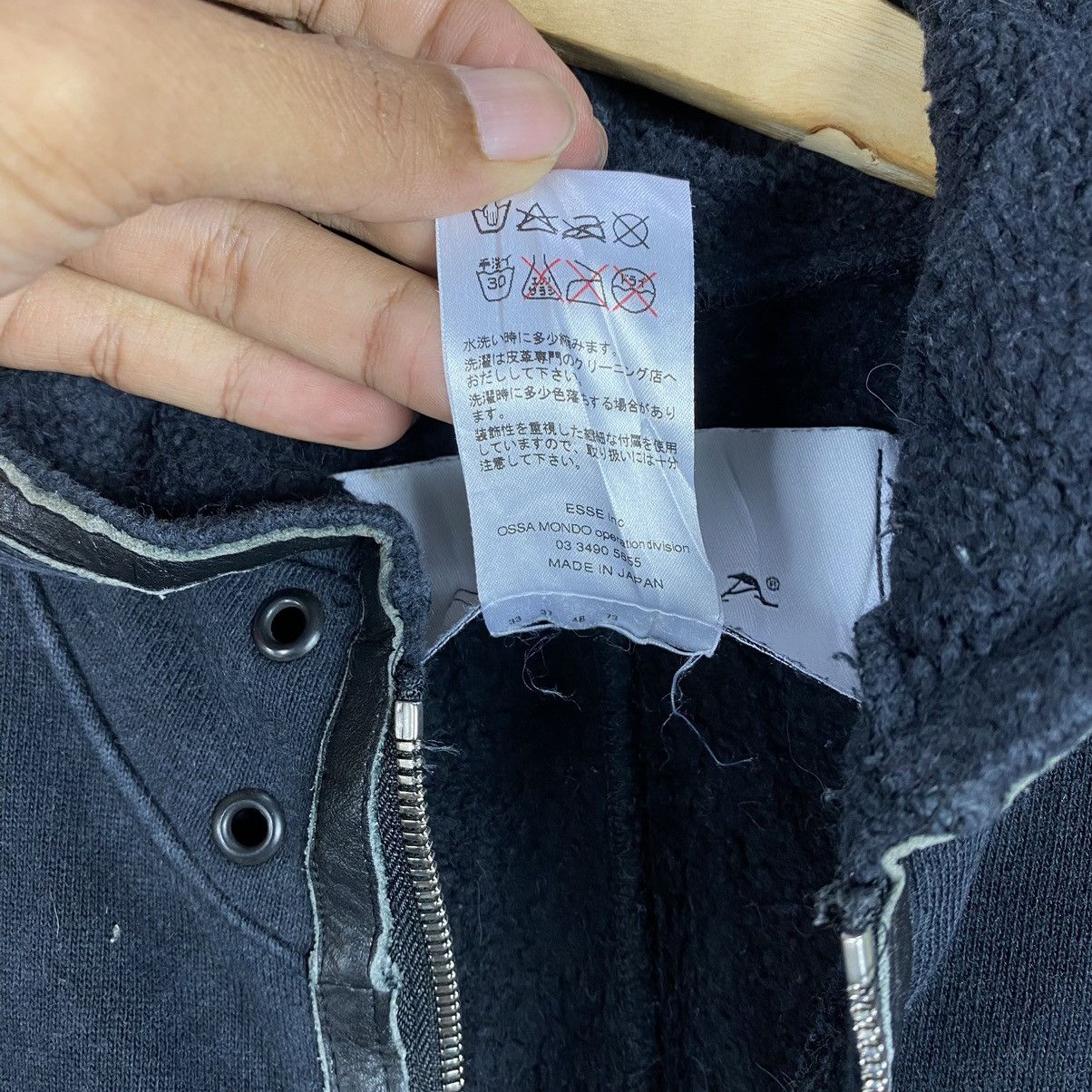 Japanese Brand MADE IN JAPAN OSSA MONDO SHEEP SKIN HOODIE Size US S / EU 44-46 / 1 - 6 Thumbnail