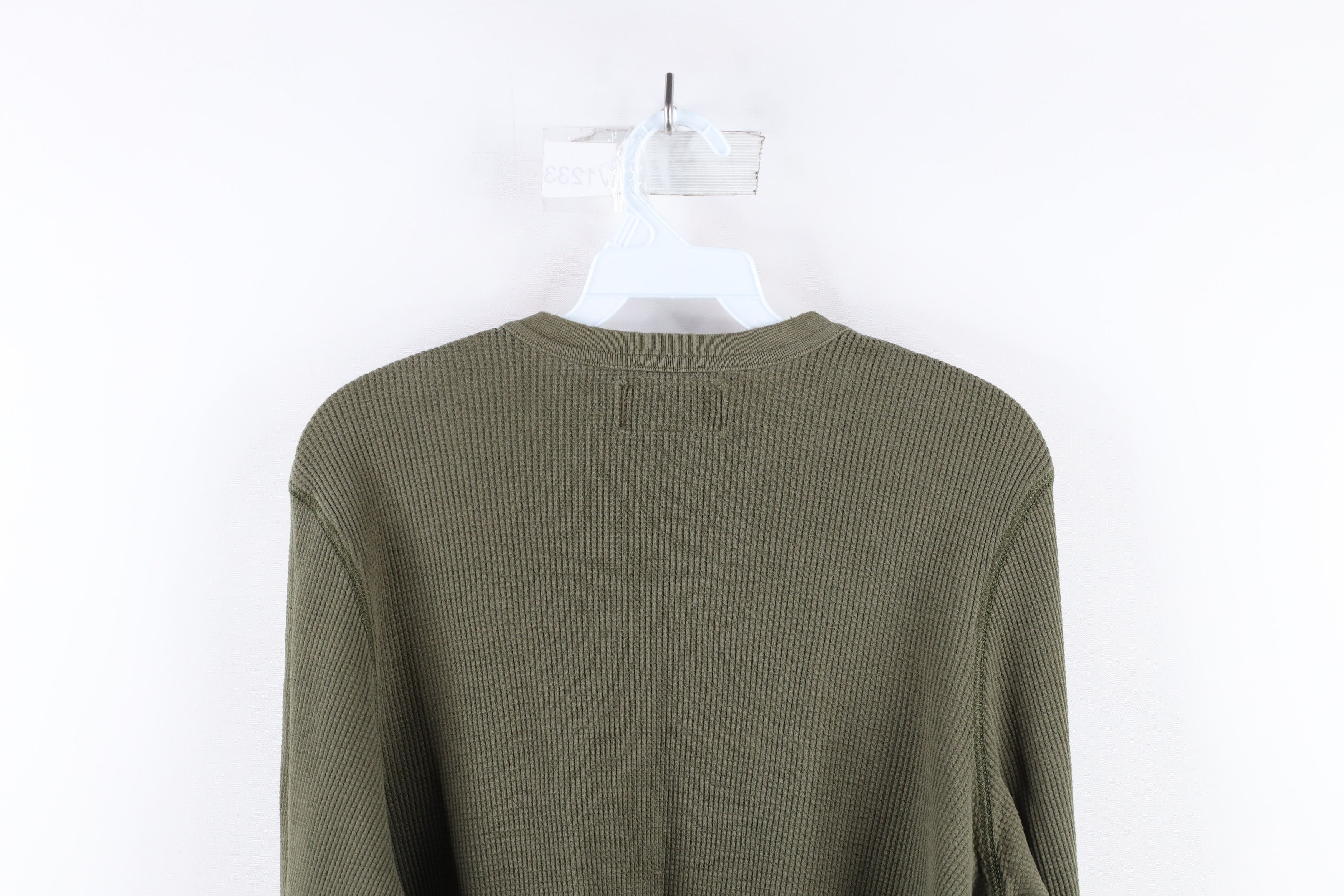 Abercrombie & Fitch × Vintage Vintage Abercrombie & Fitch Waffle Knit Long Sleeve T-Shirt Size US XL / EU 56 / 4 - 15 Thumbnail