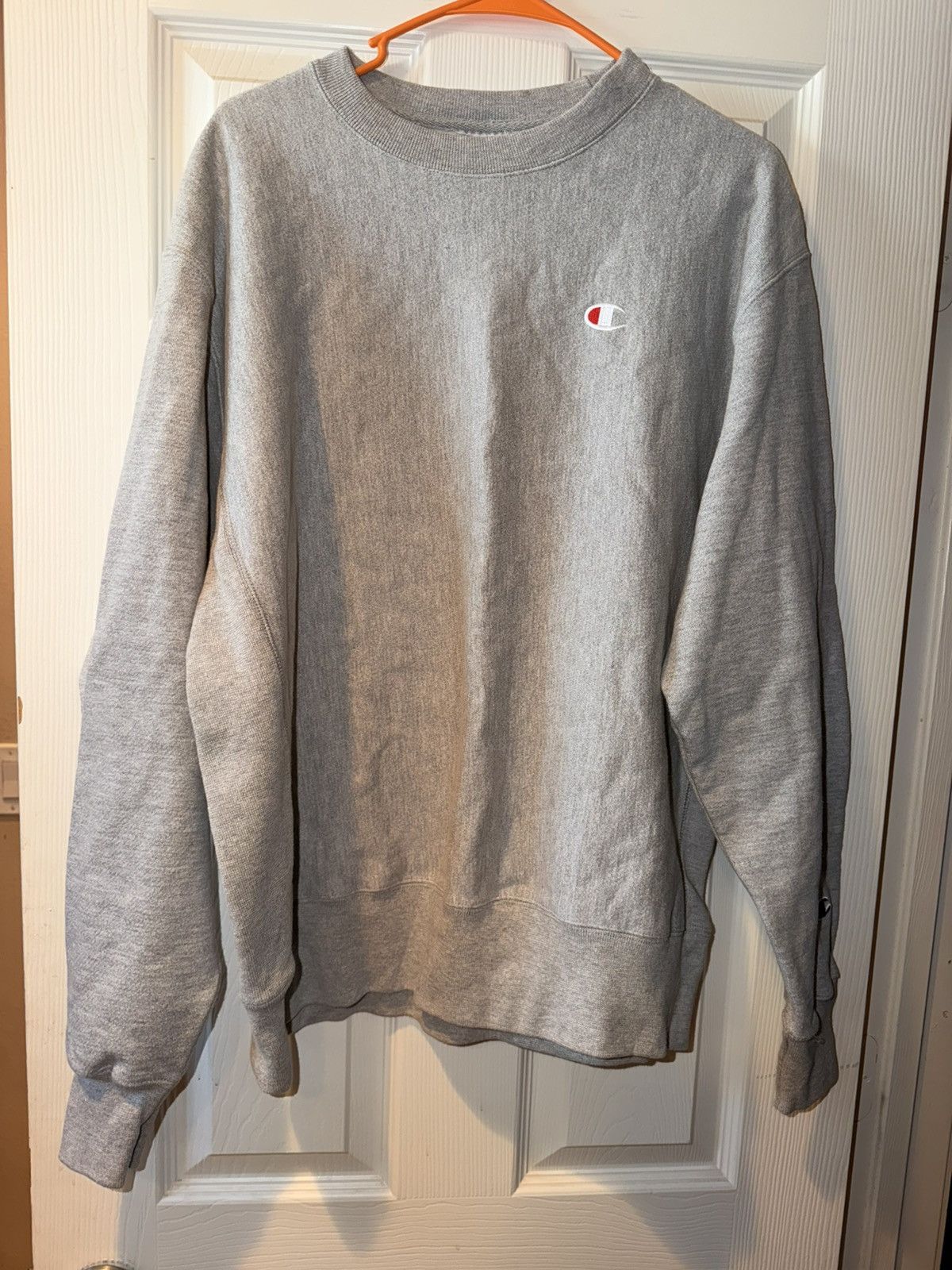 Champion Champion Reverse Weave Crewneck Sweatshirt Gray Heather Size US M / EU 48-50 / 2 - 1 Thumbnail