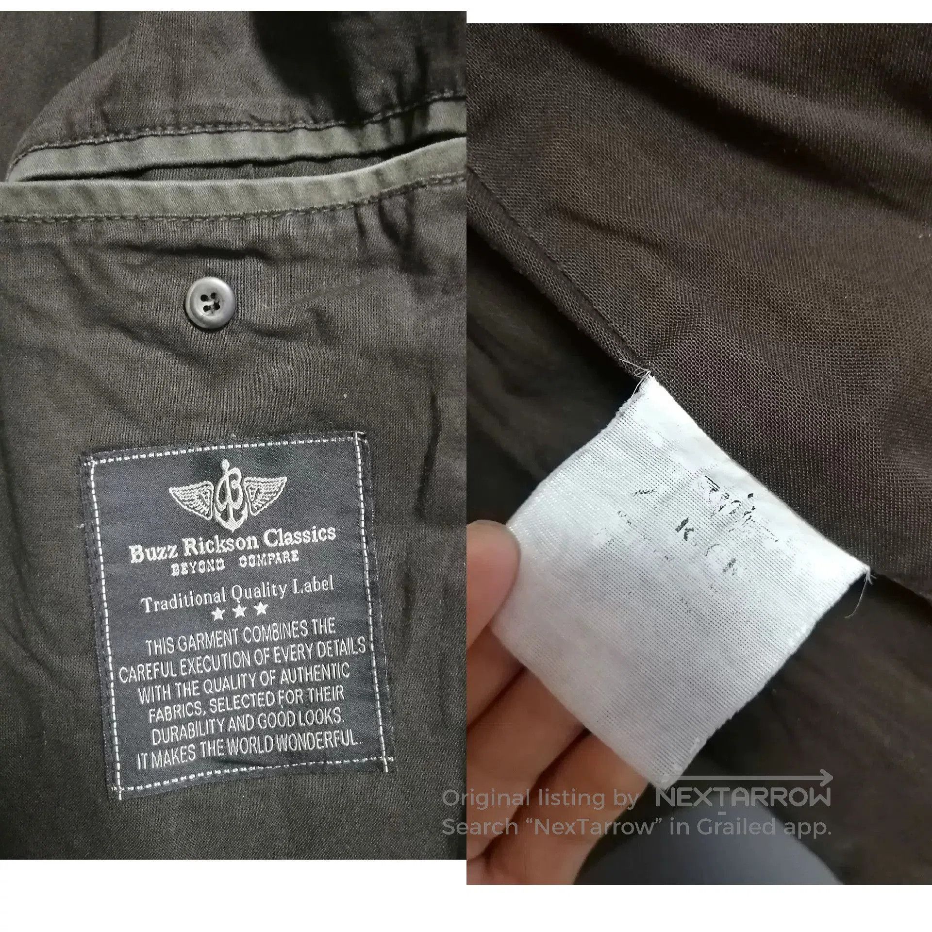 Buzz Rickson's Buzz Rickson Vintage Military Green Jacket. Size US L / EU 52-54 / 3 - 9 Thumbnail