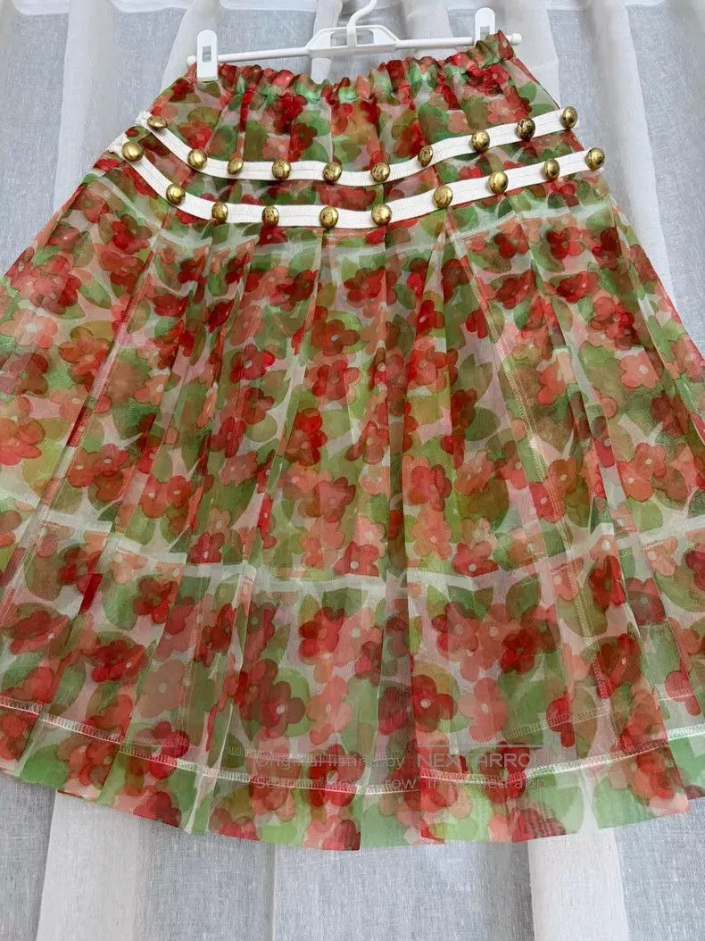Comme des Garcons Comme Des Garcons size XS Floral Net Veil Skirt Size 23" - 2 Thumbnail