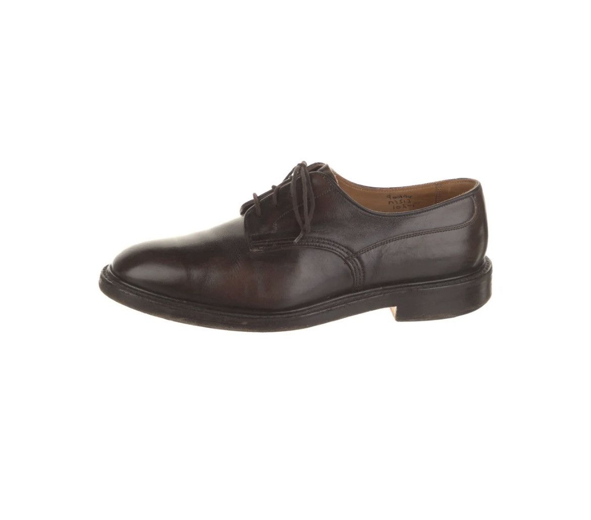 Tricker's Tricker's Leather Derby Brown Shoes Size US 10 / EU 43 - 2 Thumbnail
