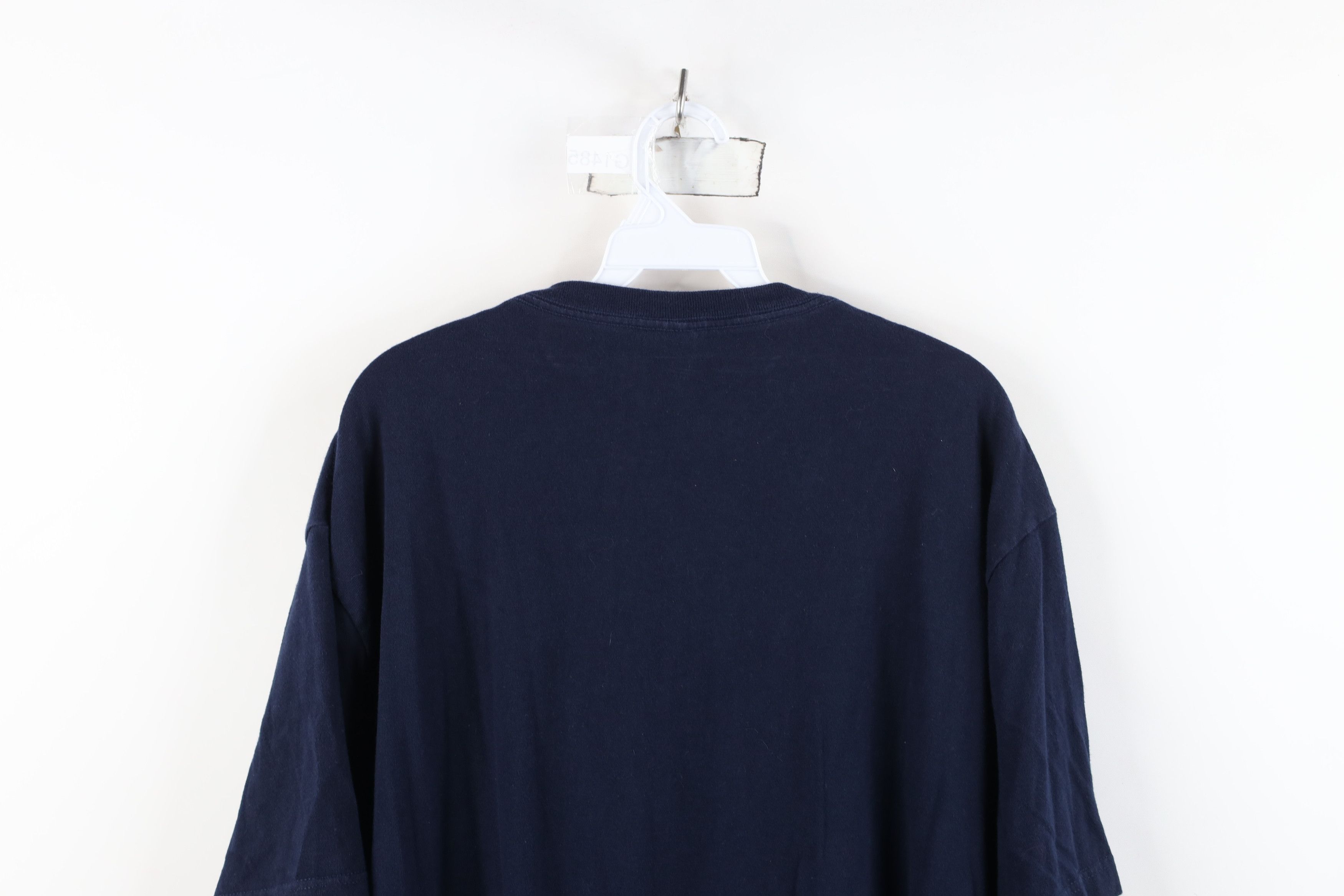 Calvin Klein Vintage 90s Calvin Klein Spell Out Short Sleeve T-Shirt Blue Size US L / EU 52-54 / 3 - 12 Thumbnail