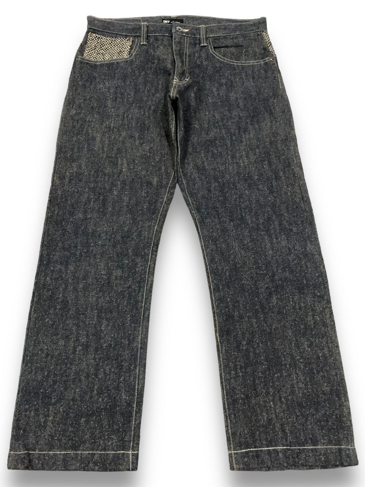 image of Avant Garde x Kapital Japanese Cncv Concave Attempt Denim Jeans Kapital Style in Black (Size 33)