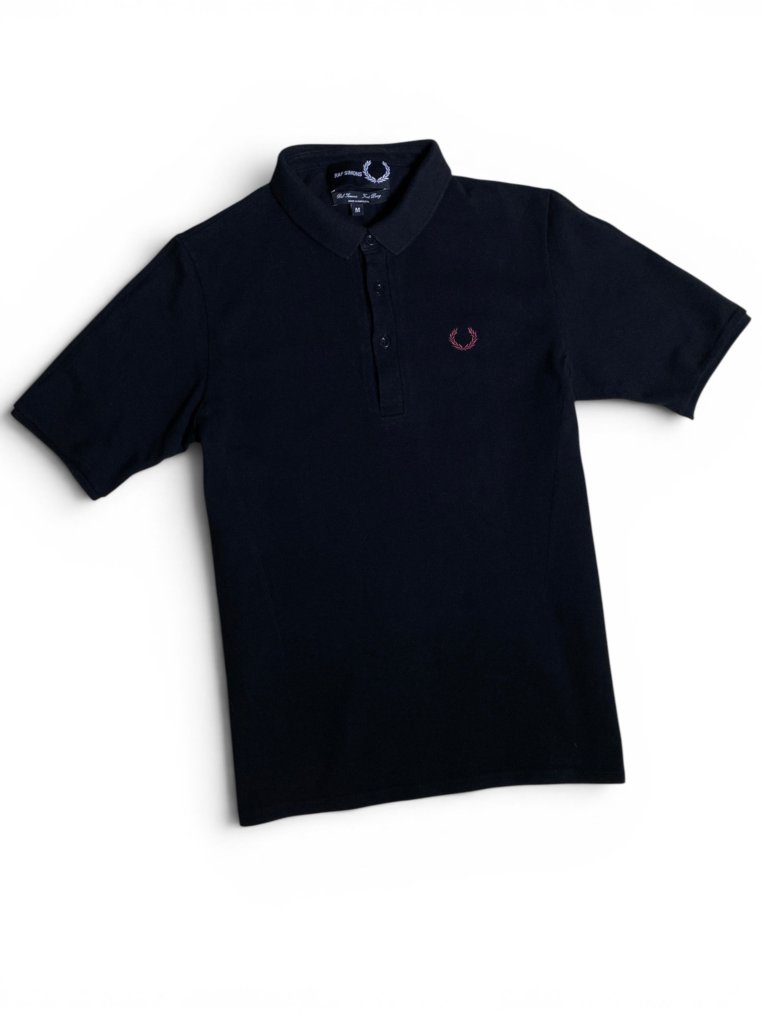 Raf Simons Raf Simons x Fred Perry Black Polo Shirt Embroidered Logo Size US M / EU 48-50 / 2 - 3 Thumbnail