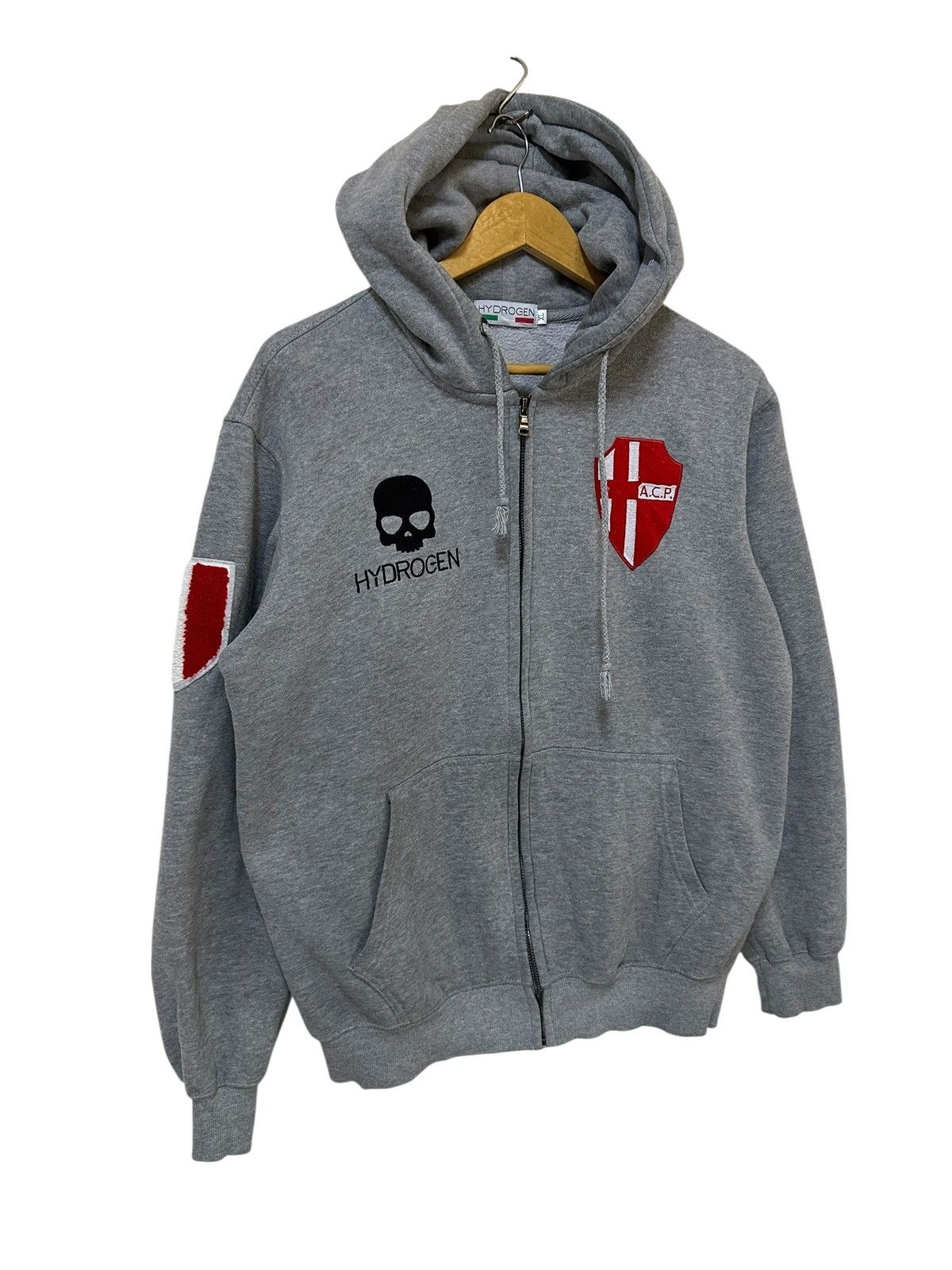 HYDROGEN HYDROGEN Hoodie Full Zip Size US XL / EU 56 / 4 - 3 Thumbnail