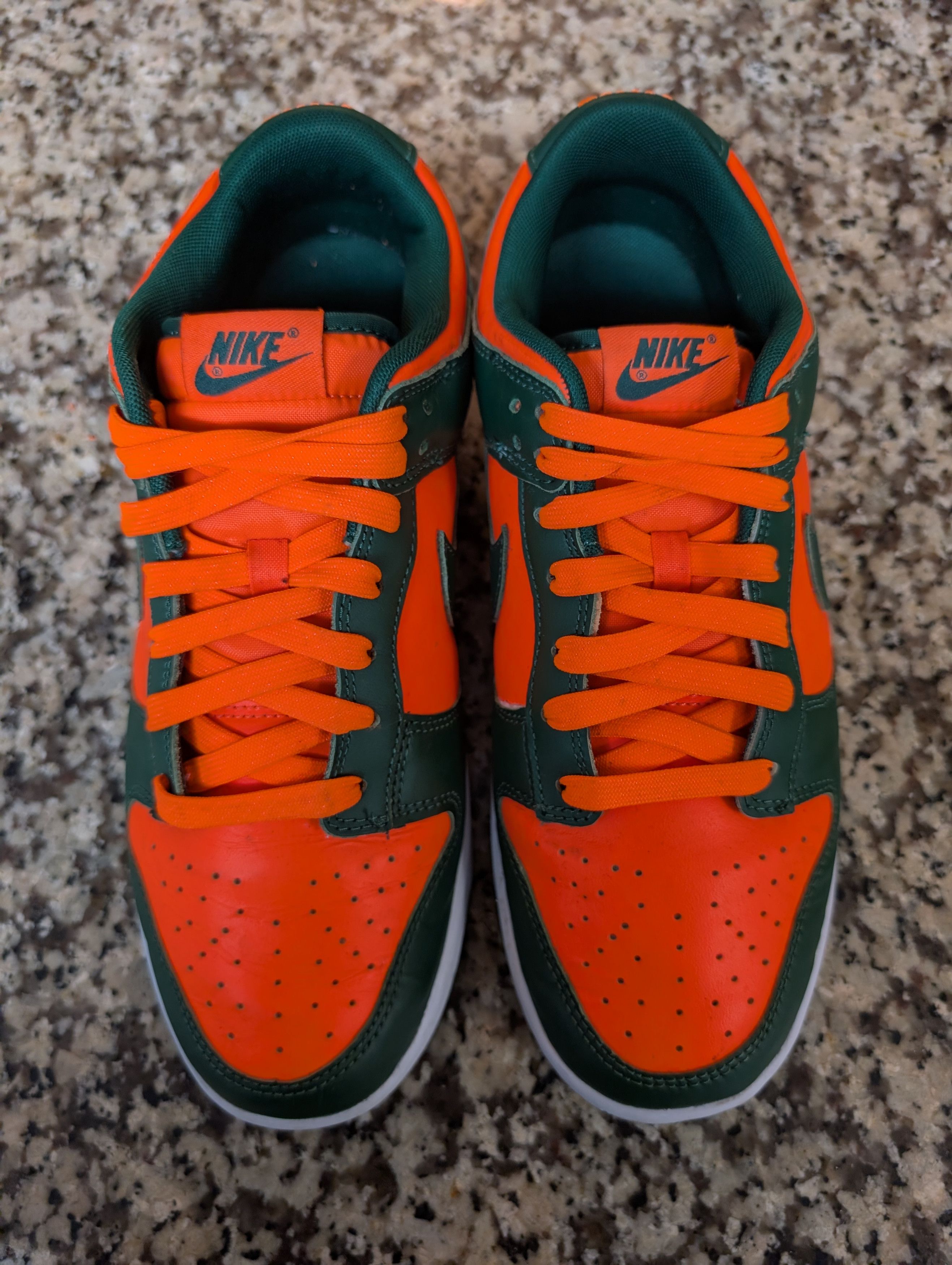 Nike Nike Dunk Low Retro " Miami Hurricanes " Size US 9.5 / EU 42-43 - 1 Thumbnail