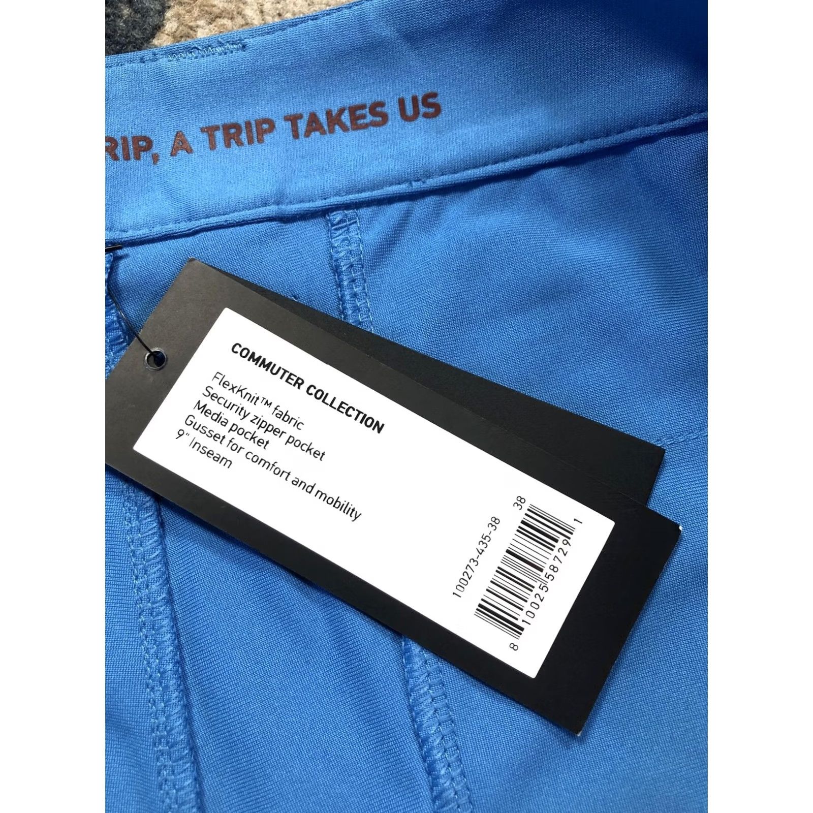 Rhone Rhone Mens 38 Blue Performance Stretch Chino Shorts 9 Inseam Casual Summer Golf Size US 38 / EU 54 - 7 Thumbnail