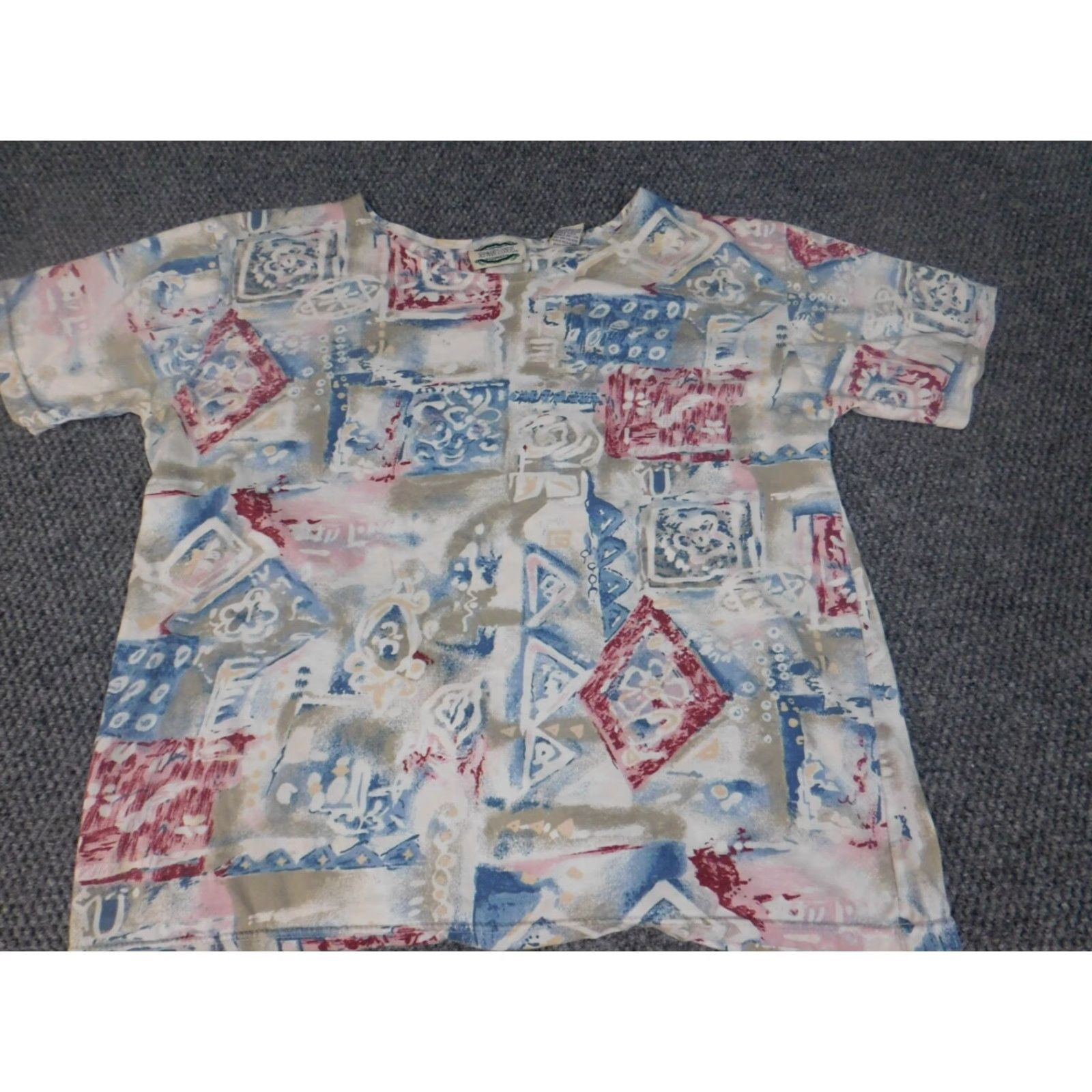 Vintage VINTAGE Separate Issue Womens Shirt L blue classic pullover Size L / US 10 / IT 46 - 3 Thumbnail