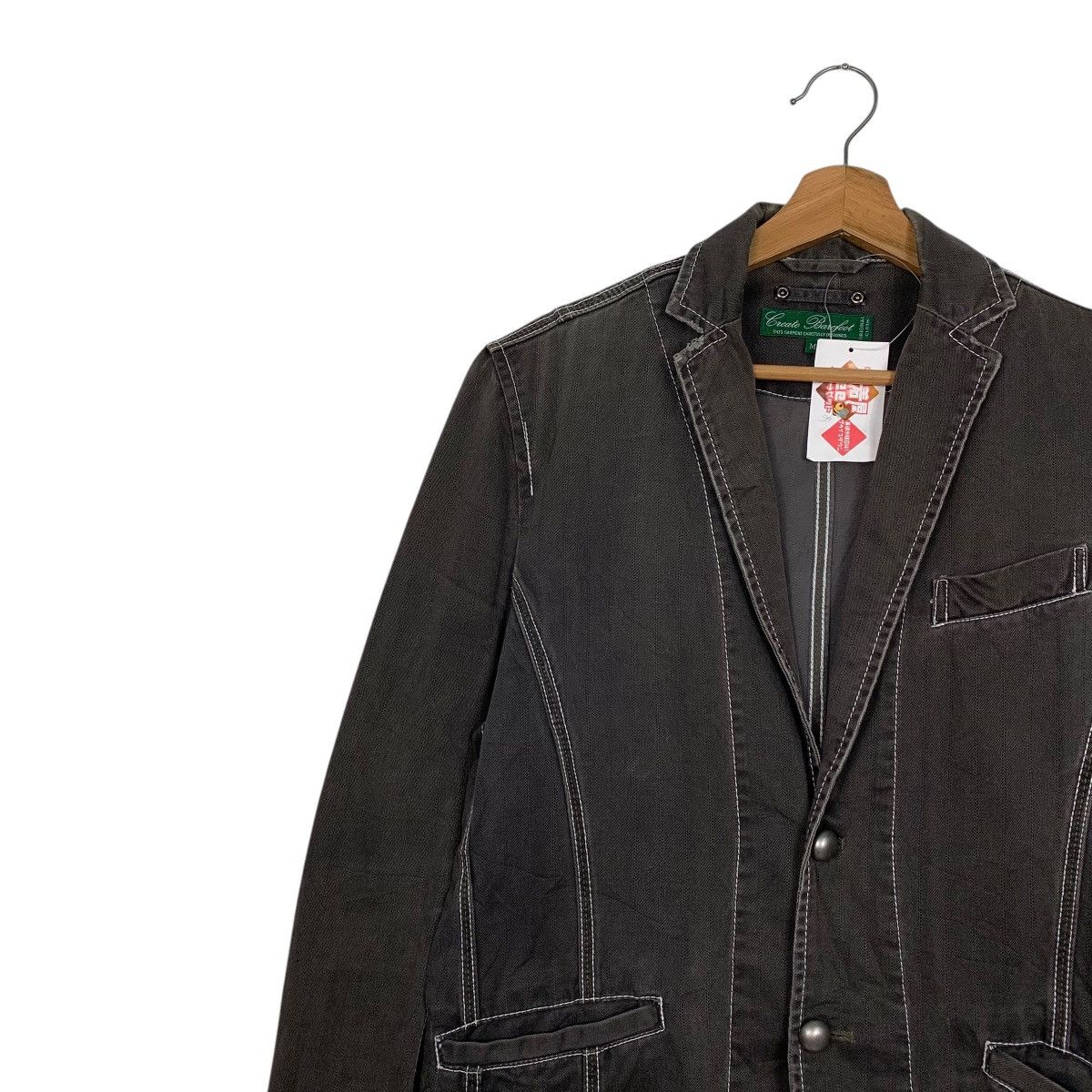 Japanese Brand Create Barefoot Casual Jacket Size US S / EU 44-46 / 1 - 6 Thumbnail