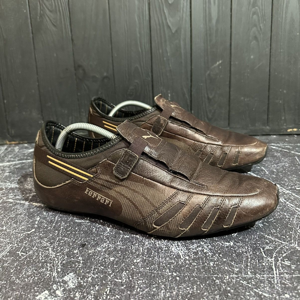 Puma Vintage Puma Ferrari Leather Sneakers Size 11.5us 45eu29.5cm Size US 11.5 / EU 44-45 - 3 Thumbnail