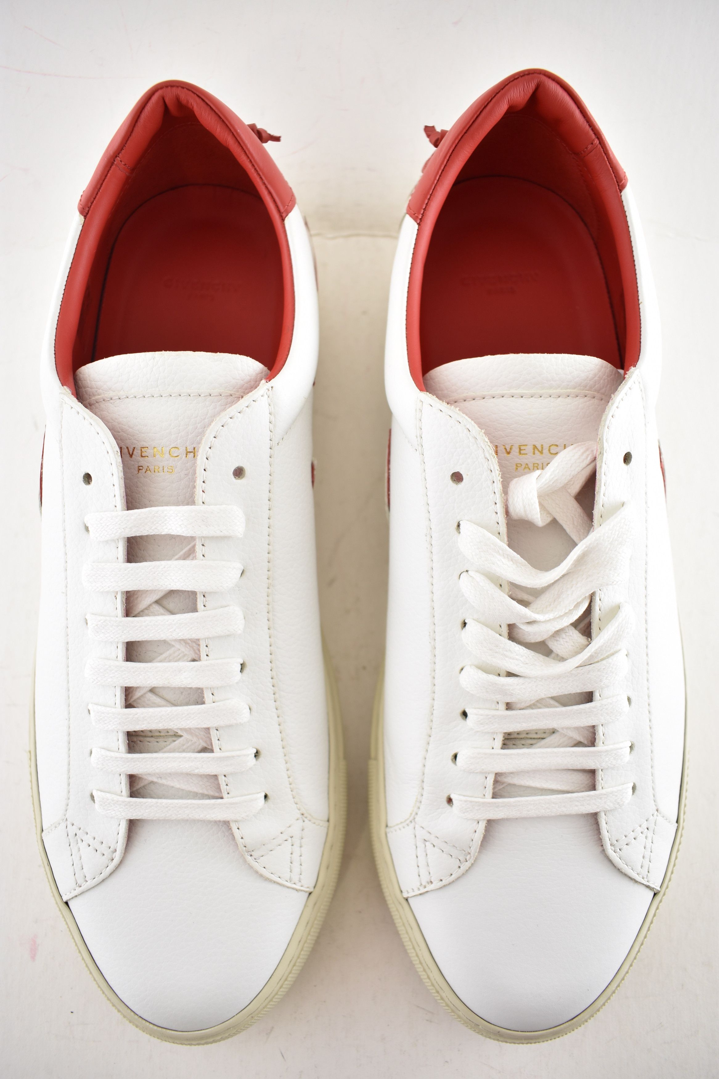 Givenchy Givenchy Urban Street Red Logo Knot Low Top Sneaker 43 10 Size US 10 / EU 43 - 7 Thumbnail