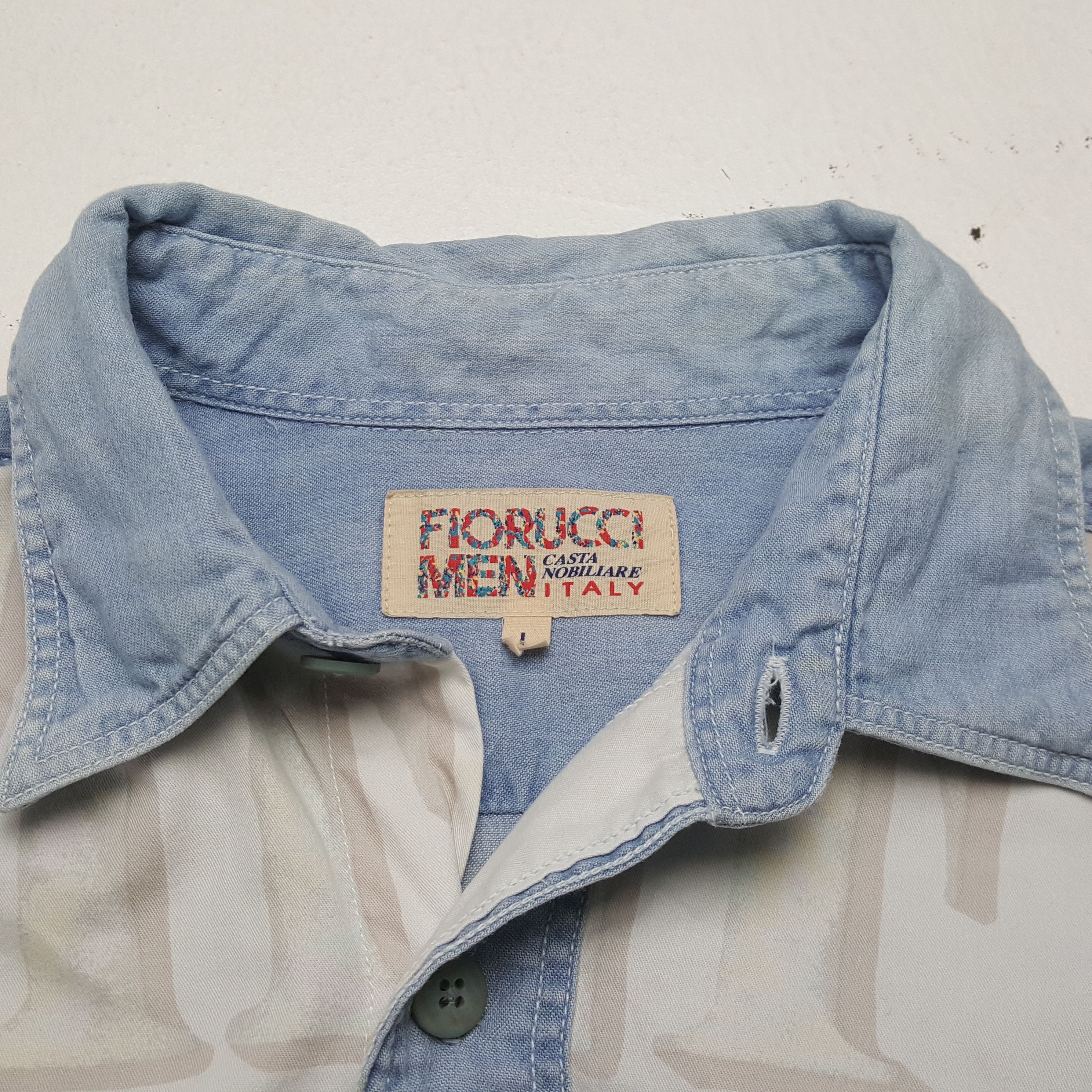 Fiorucci Vintage Fiorucci Men Fashion Brand Shirt C319N30 Size US L / EU 52-54 / 3 - 4 Thumbnail