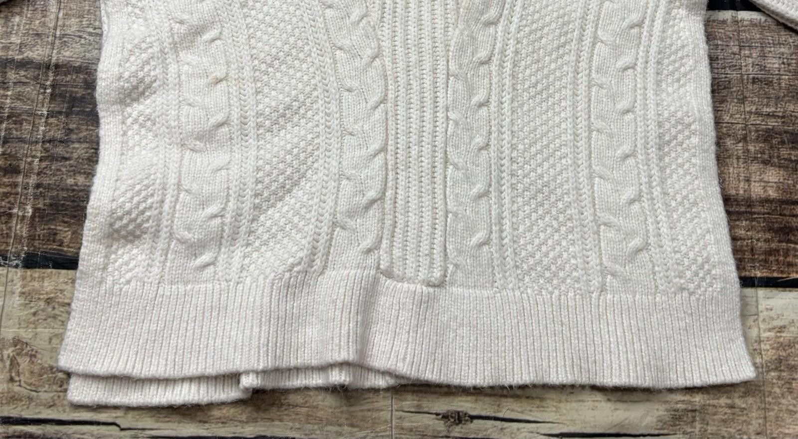Banana Republic Banana Republic Sweater Womens XS Cable Merino Wool Alpaca Size XS / US 0-2 / IT 36-38 - 5 Thumbnail