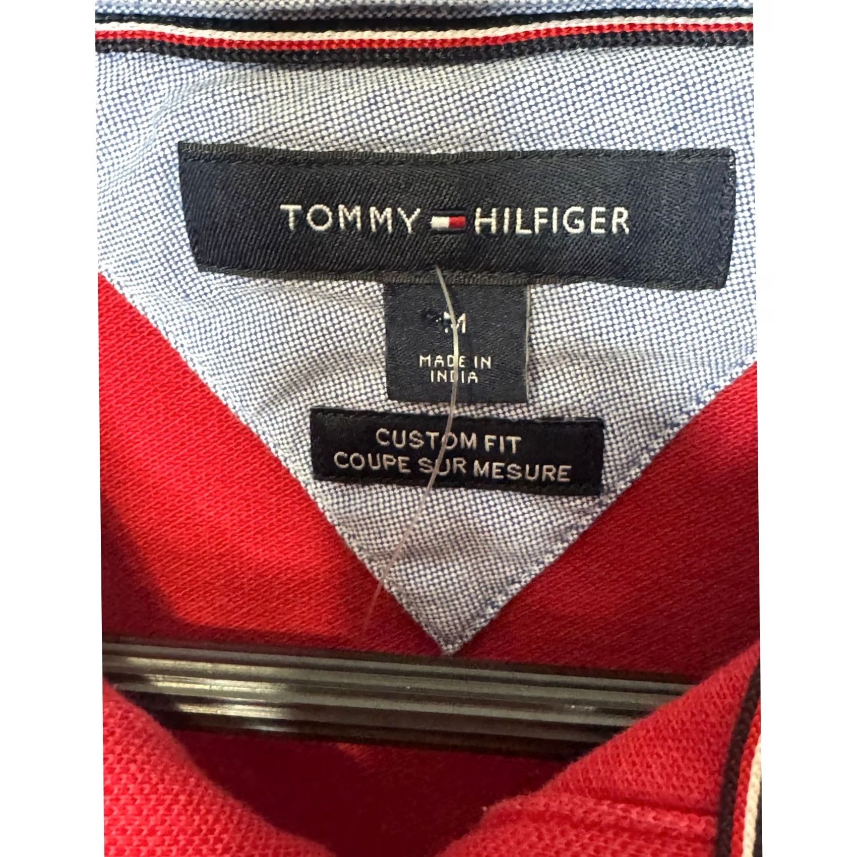 Tommy Hilfiger Tommy Hilfiger Polo Shirt Men Custom Fit Red Short Sleeve Size M Size US M / EU 48-50 / 2 - 7 Thumbnail