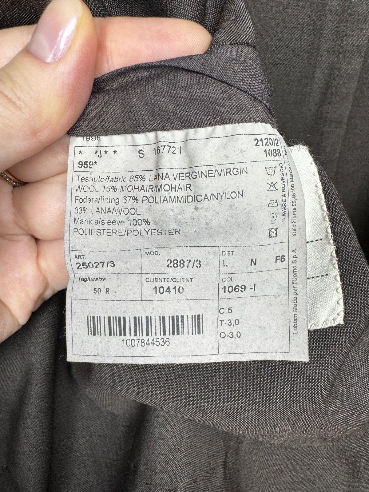 L.B.M. 1911 L.B.M 1911 Tailored Wool Mohair 2 button light blazer 50 Size 40R - 10 Thumbnail