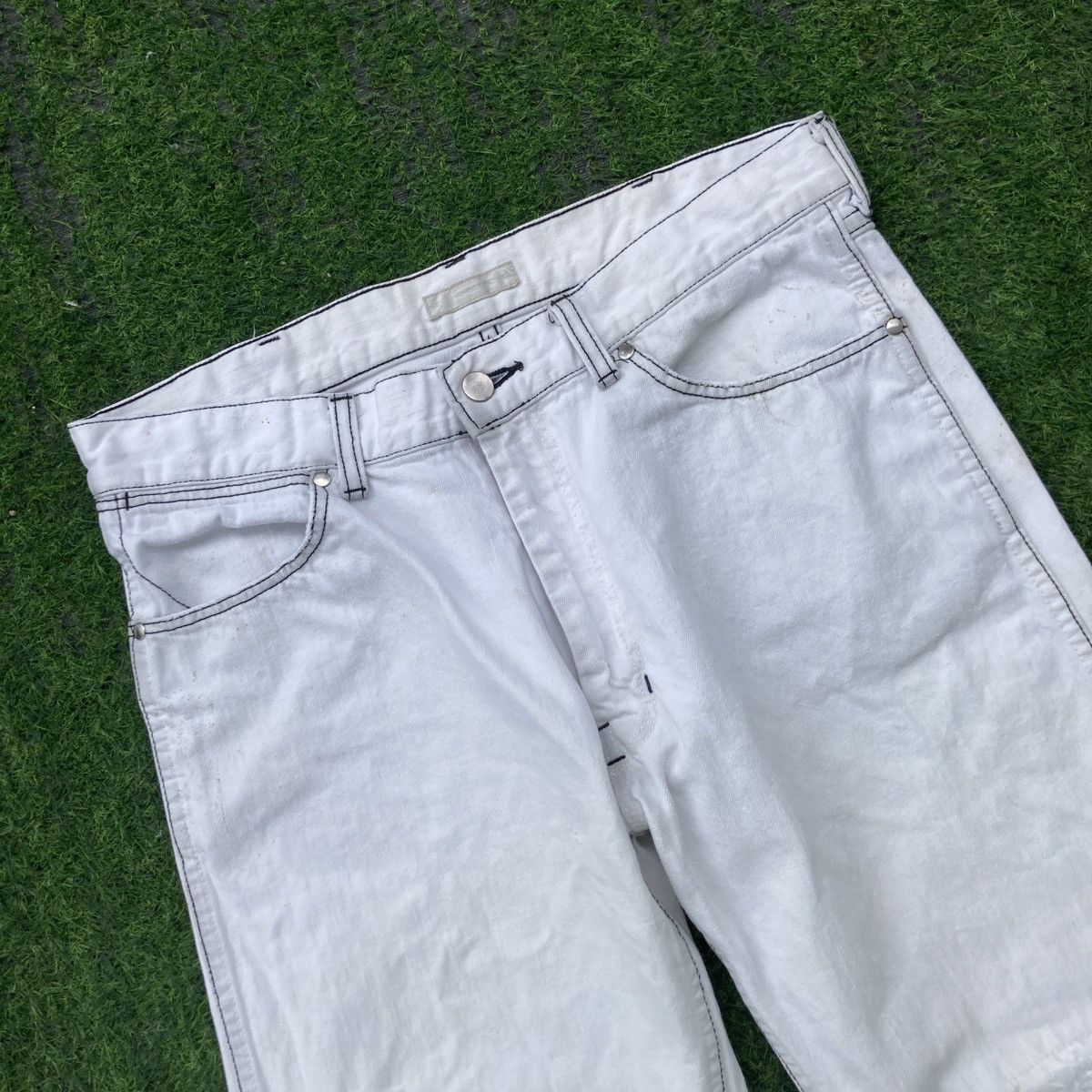 Number (N)ine NUMBER NINE DISTRESSED JEANS Size US 34 / EU 50 - 3 Thumbnail