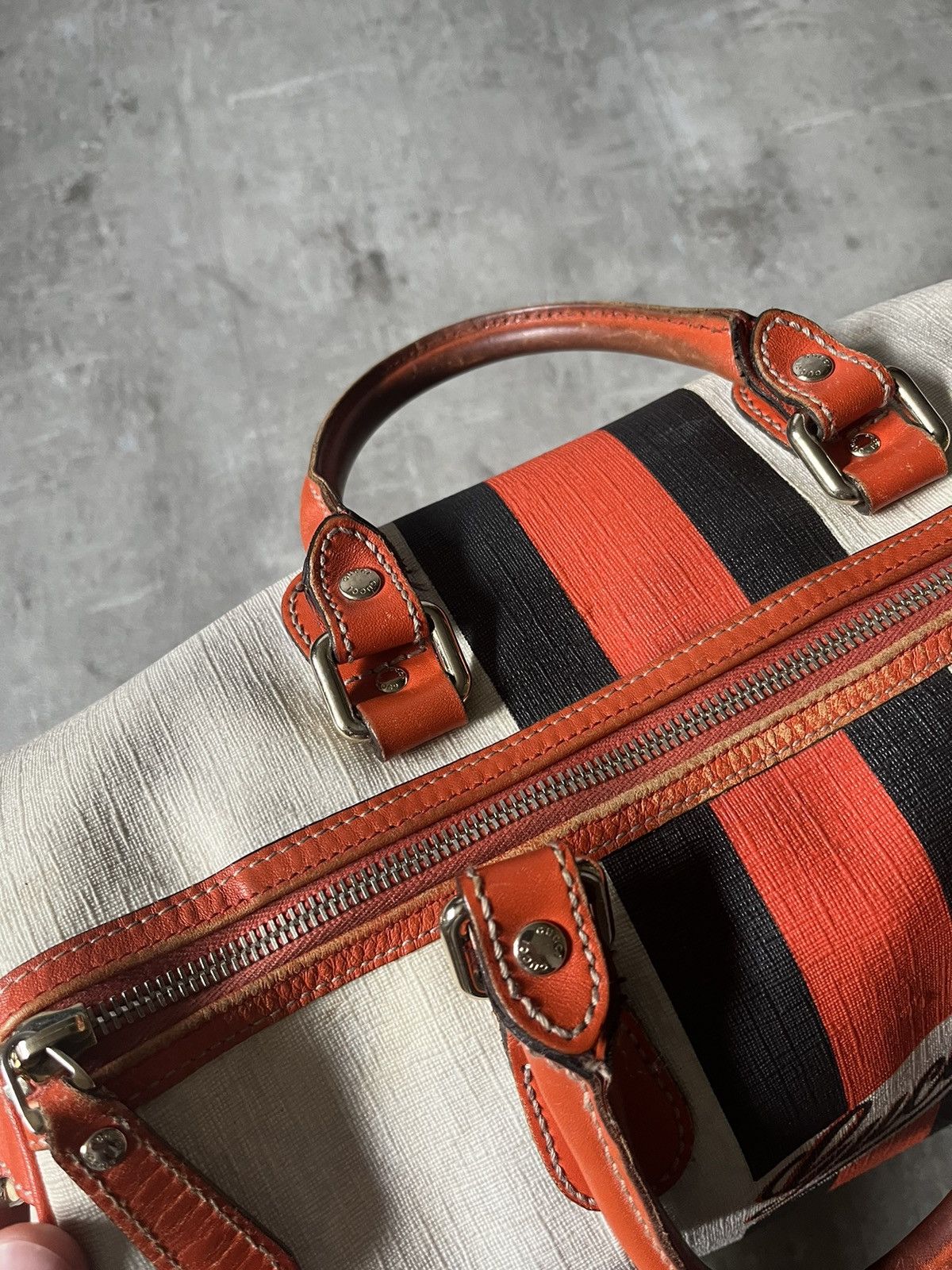 Gucci Gucci Boston canvas white bowling bag limited edition Size ONE SIZE - 21 Thumbnail