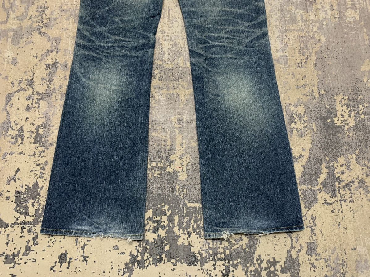 If Six Was Nine LEE Distress Faded Boot Cut Y2K Mud max style jeans Size US 31 - 13 Thumbnail