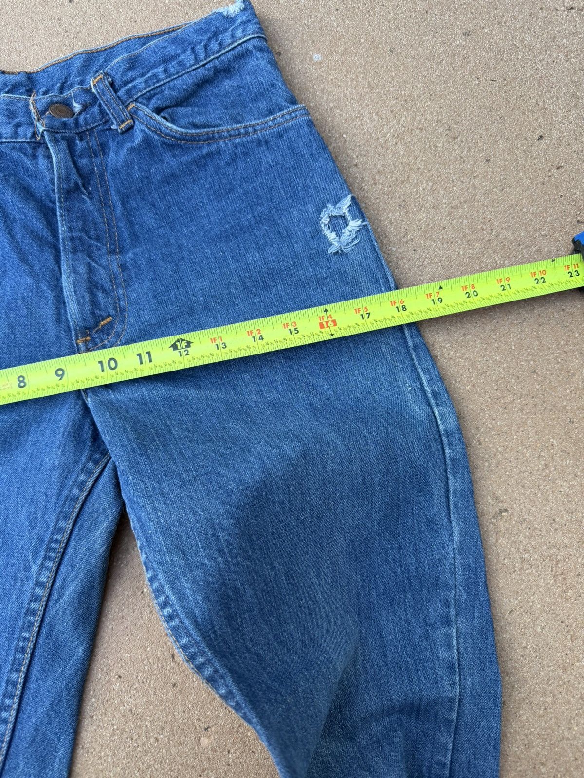 Levi's Vtg 70’s Levi’s 646 Orange Tab Bellbottom Flare Jeans 29x30 Size US 29 - 12 Thumbnail