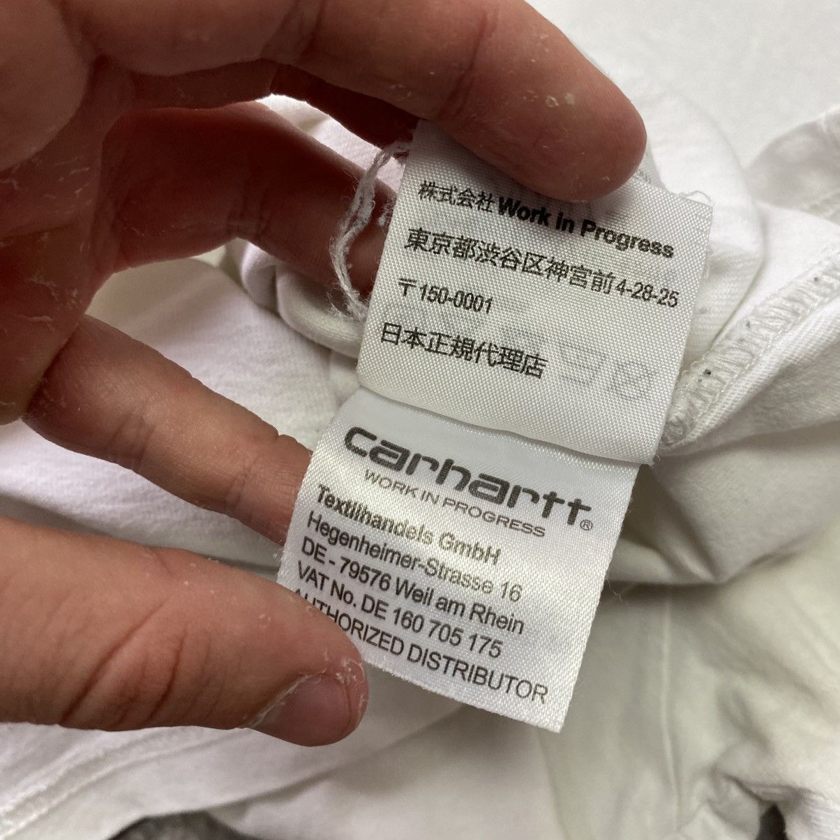 Carhartt Wip × Vintage Vintage Carhartt WIP Big Box Logo Distressed style tee Size US L / EU 52-54 / 3 - 14 Thumbnail
