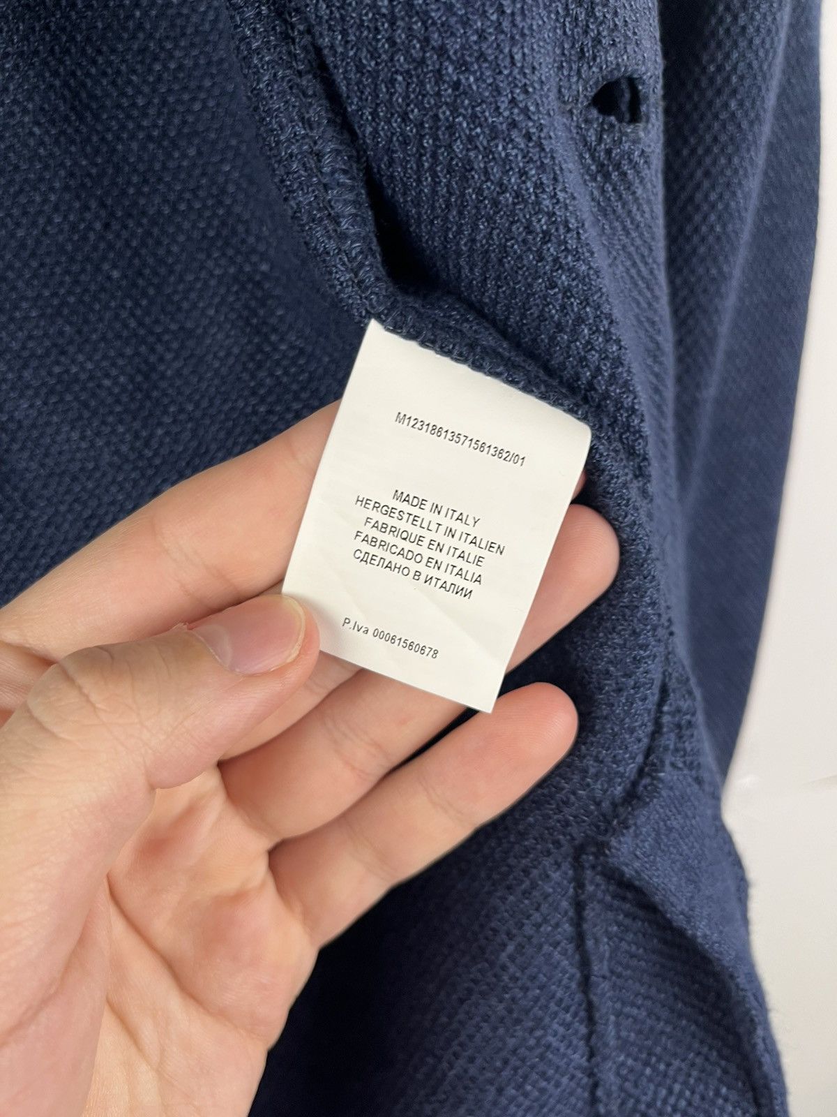 Gran Sasso Gran Sasso Sartorial Luxury Linen & Cotton Blazer Jacket Size 42R - 7 Thumbnail