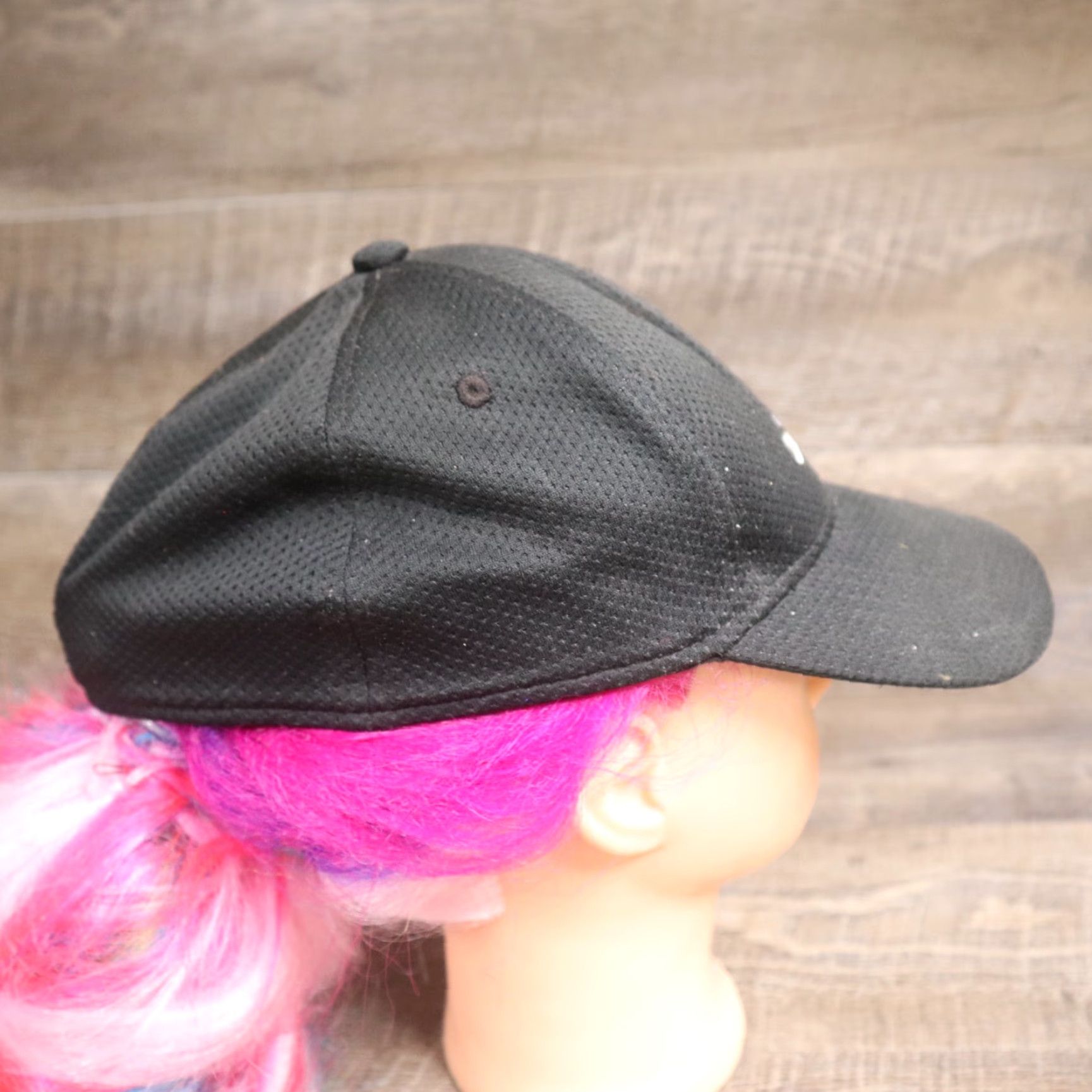 Adidas Adidas Hat Cap All Black Embroidered Fitted S M Small Medium Stretch Adult Men's Baseball Cap Black Adidas Hat Cap Mens M Size ONE SIZE - 2 Thumbnail