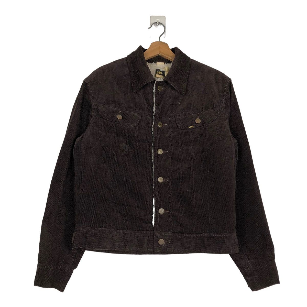 Lee × Vintage 🔥VINTAGE TRUCKER BIKER JACKET CORDUROY LEE RIDERS Size US M / EU 48-50 / 2 - 3 Thumbnail