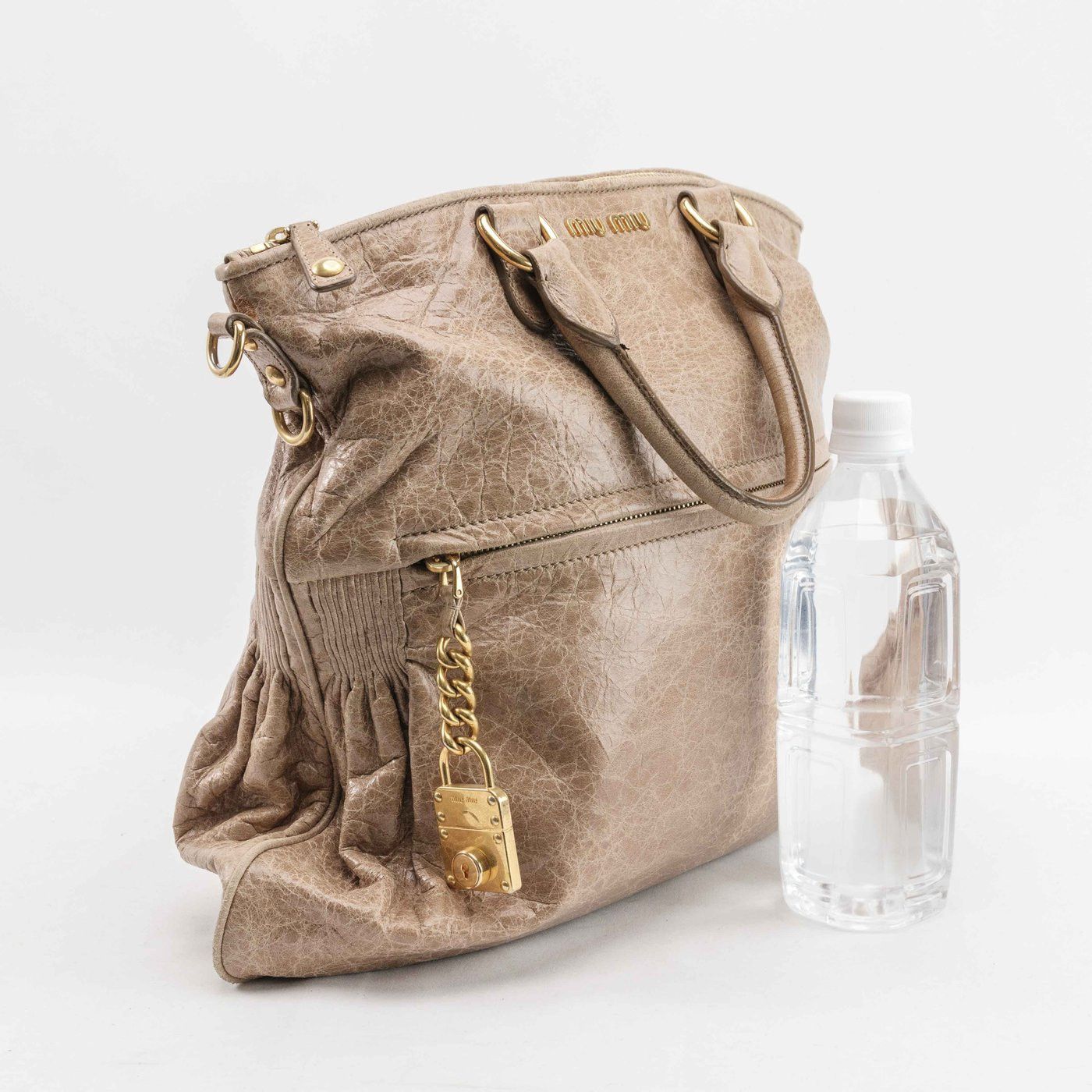 Miu Miu Miu Miu Leather 2-Way Tote Bag Size ONE SIZE - 23 Thumbnail