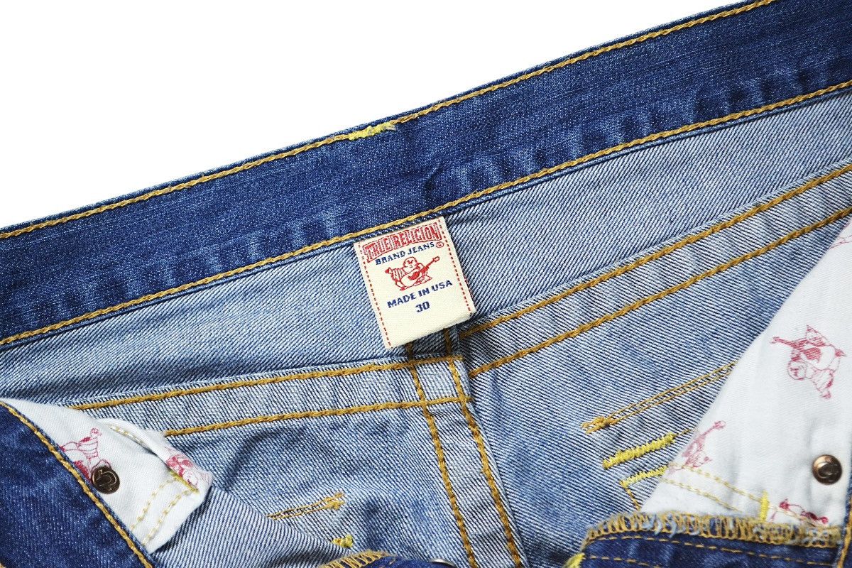 True Religion Y2k True Religion USA Straight Baggy Fit Painted Denim Size US 30 / EU 46 - 11 Thumbnail
