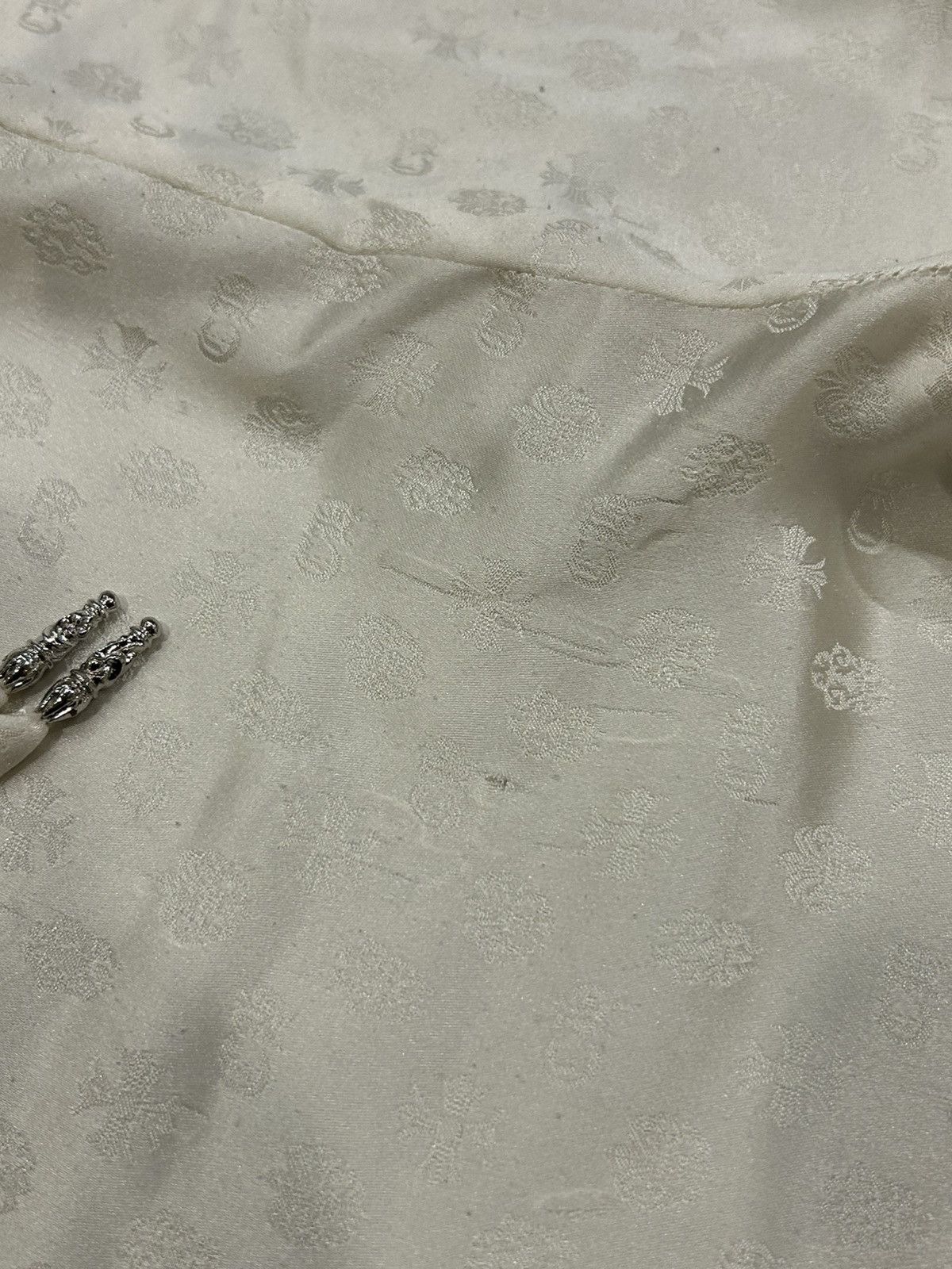 Chrome Hearts Chrome Hearts Silk Pants - White Size US 30 / EU 46 - 4 Thumbnail