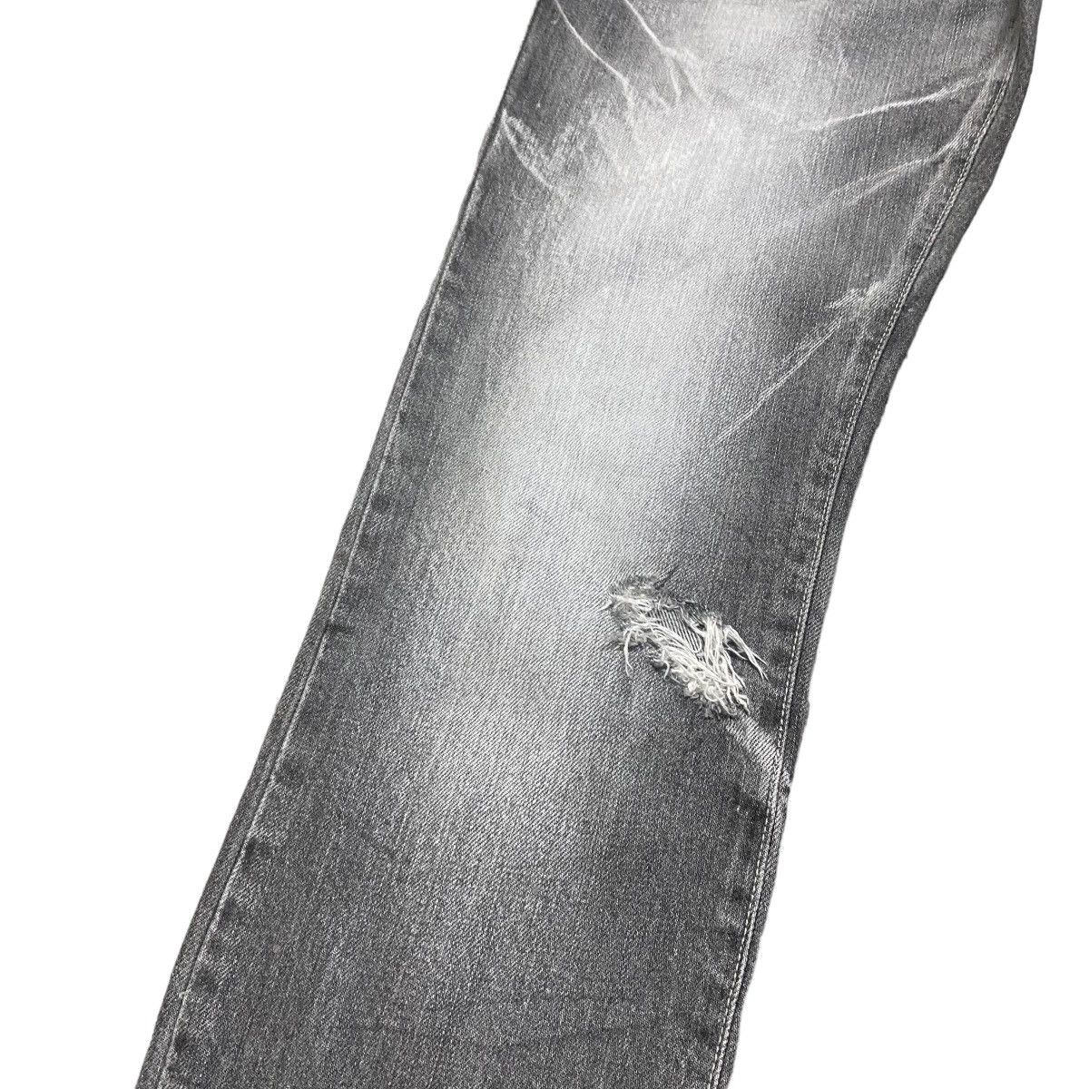 Tornado Mart Tornado Mart Bullet Hole Denim Flare Jeans Size US 33 - 7 Thumbnail