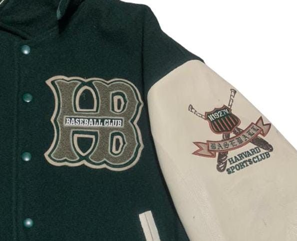 Vintage Vintage 90s Harvard Sports Baseball Club Wool Varsity Jacket Size US L / EU 52-54 / 3 - 5 Thumbnail
