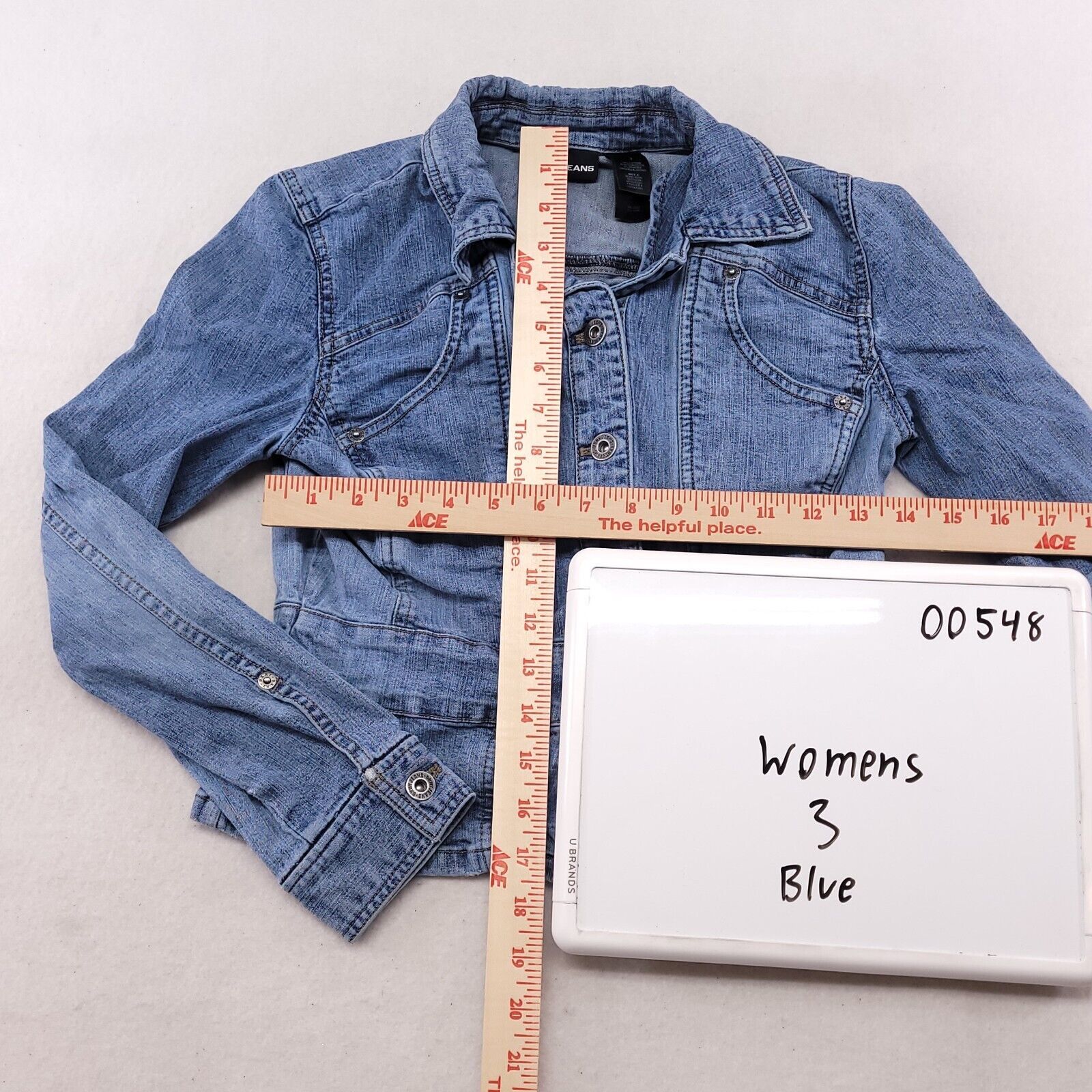 DKNY DKNY Jeans Casual Denim Long Sleeve Jacket Women Size 3 Blue Size S / US 4 / IT 40 - 7 Thumbnail