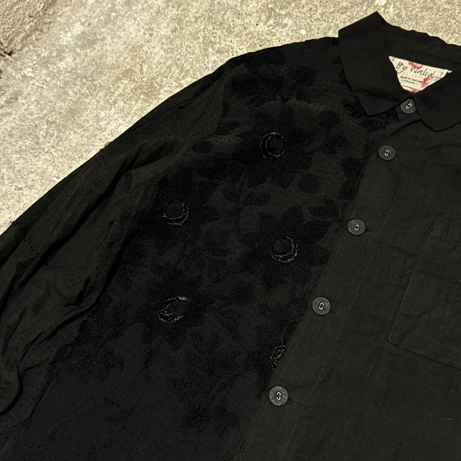 By Walid By walid floral embroidered cotton shirt Size US M / EU 48-50 / 2 - 2 Thumbnail