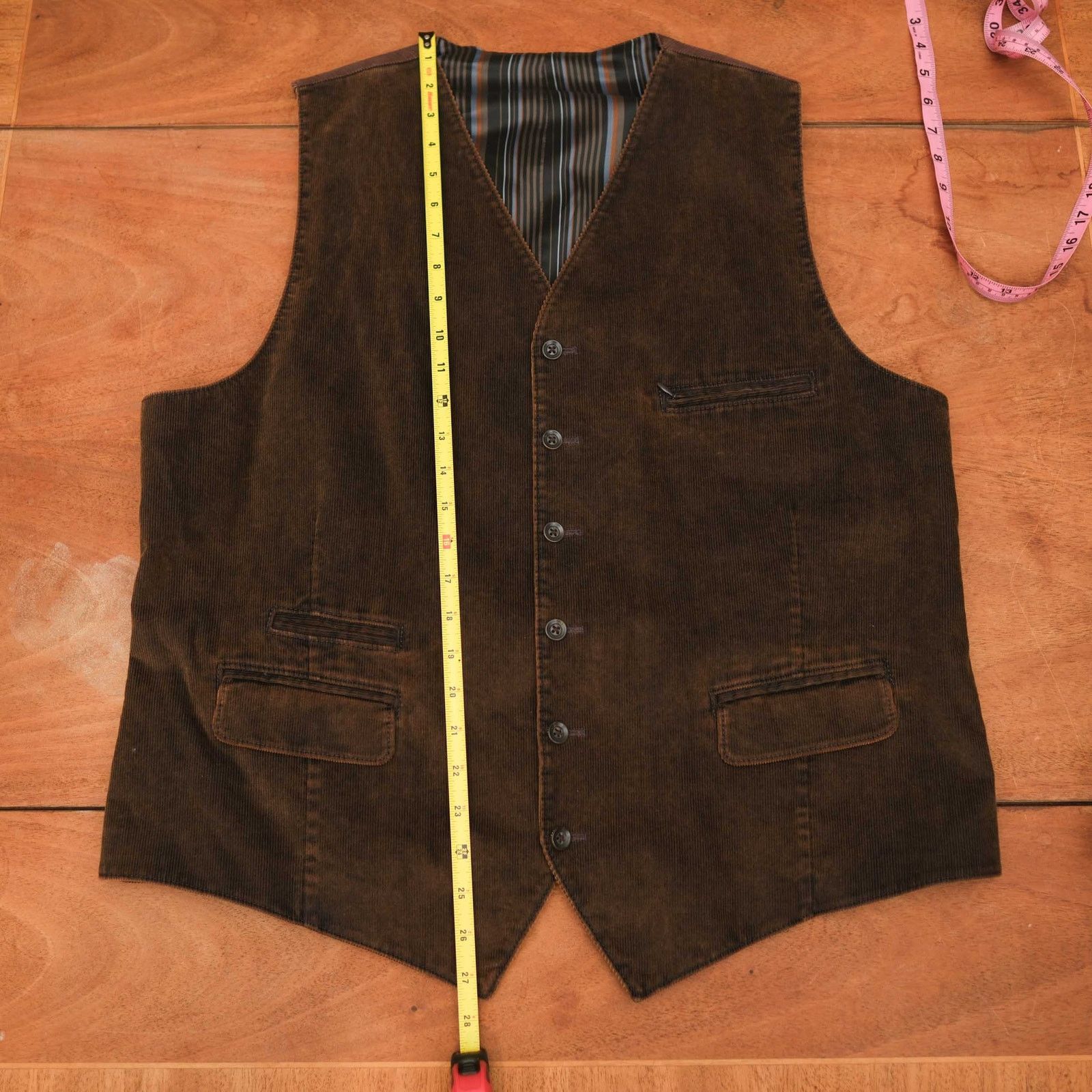 Other Kroon Large Brown Corduroy Vest Waistcoat Size US L / EU 52-54 / 3 - 6 Thumbnail
