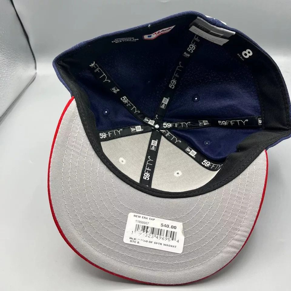 New Era Washington Nationals 8 Spring Training Fitted Cap New Size ONE SIZE - 7 Thumbnail