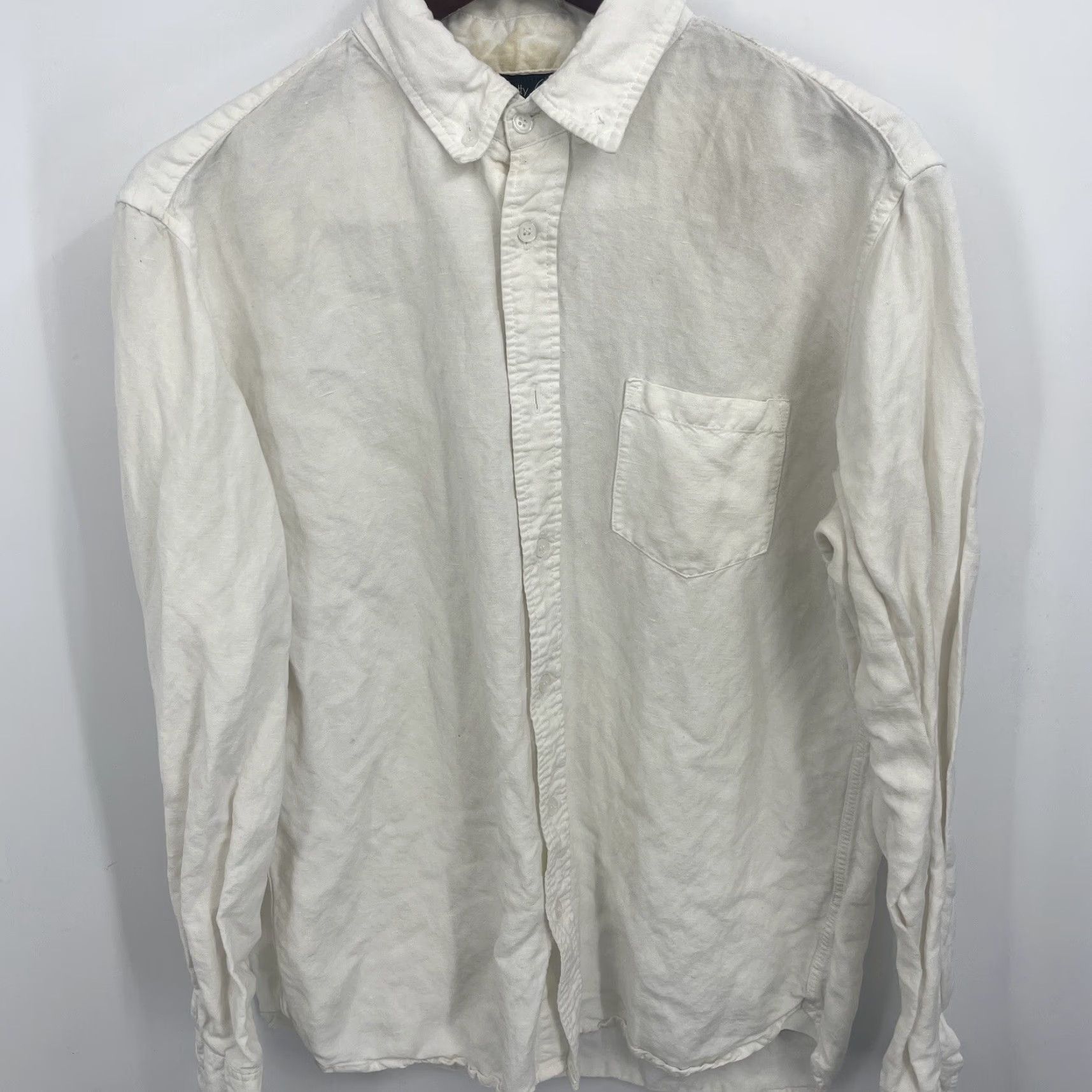 Vintage The Pretty Cult Shirt Womens Medium Button-Down Tarot Card Long Sleeve READ Ivory Size M / US 6-8 / IT 42-44 - 3 Thumbnail