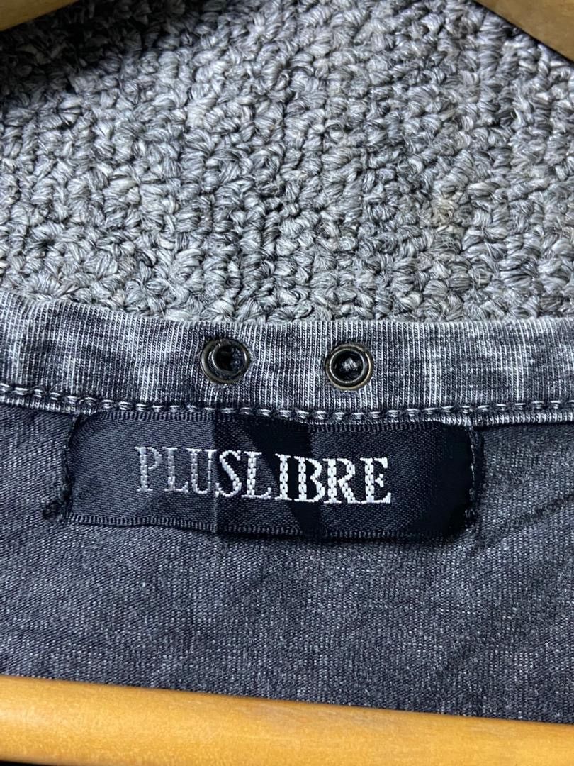 Japanese Brand Plus Libre Distressed Acid Wash Cargo Tshirt (201) Size US M / EU 48-50 / 2 - 3 Thumbnail